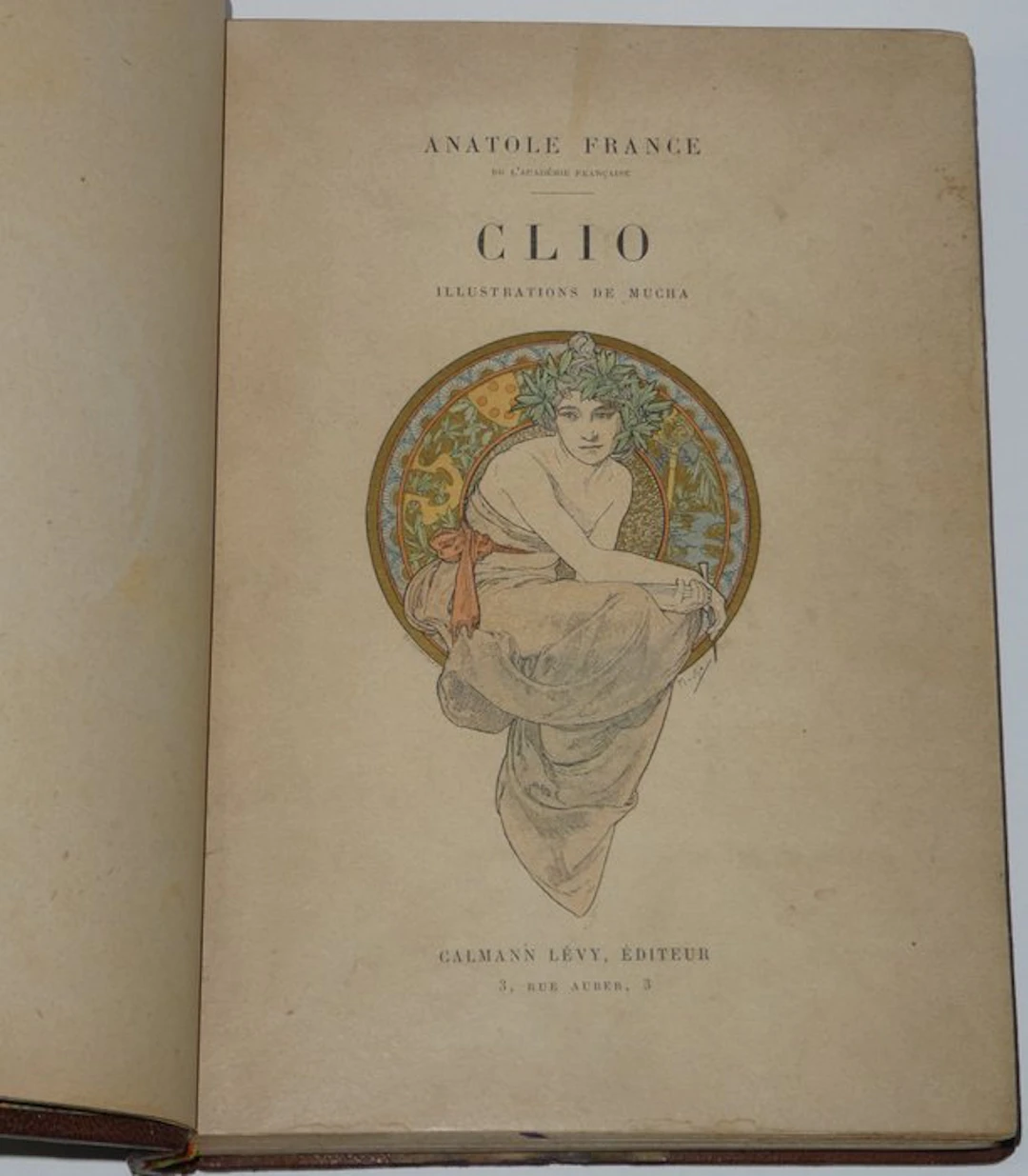 Anatole France - Clio - Superbes illustrations de Mucha...