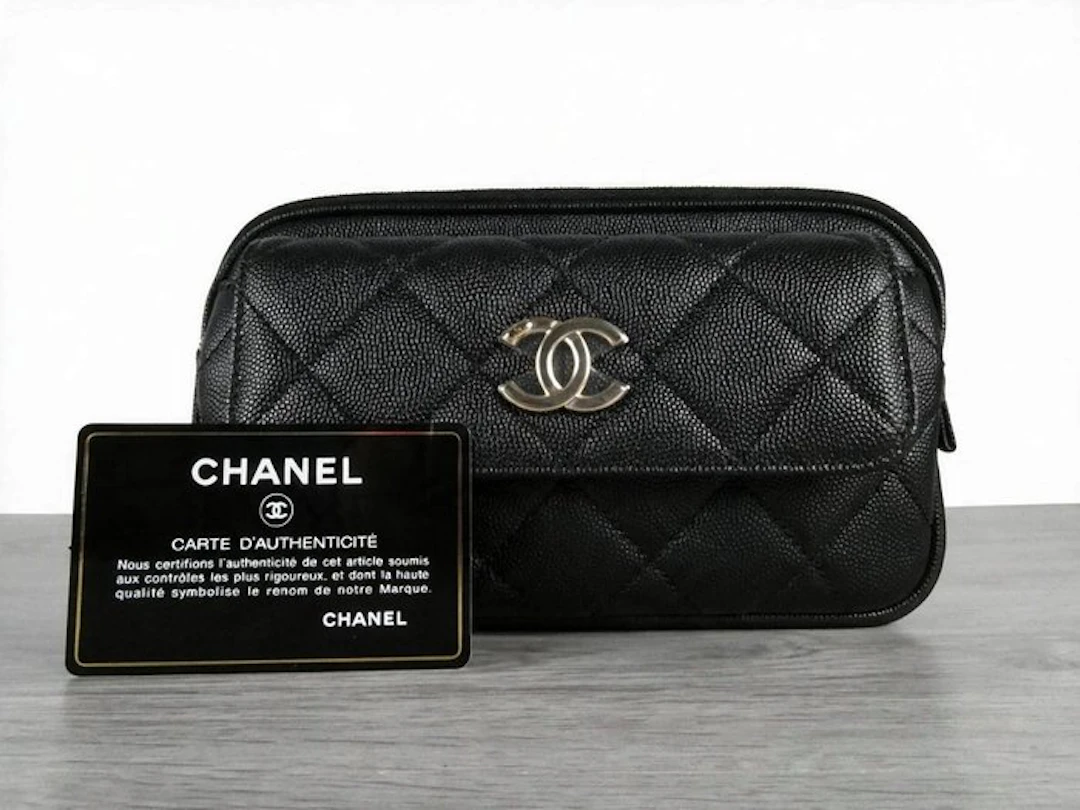 Chanel - Quilted Caviar Waist/ Belt - Bag