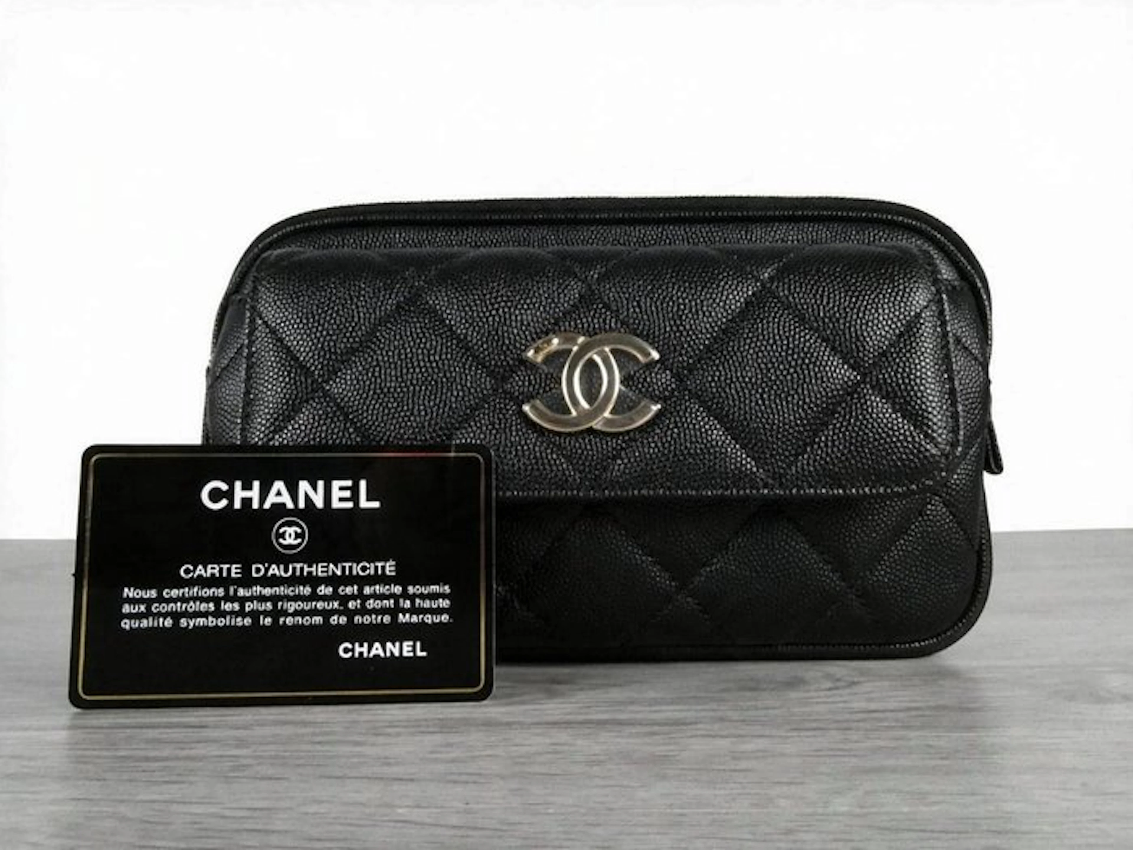 Chanel - Quilted Caviar Waist/ Belt - Bag