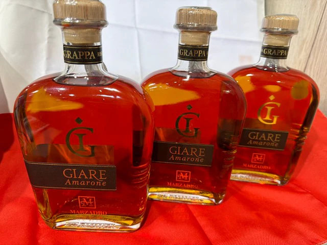 Marzadro - Giare Grappa Amarone - 70cl - 3 bottles
