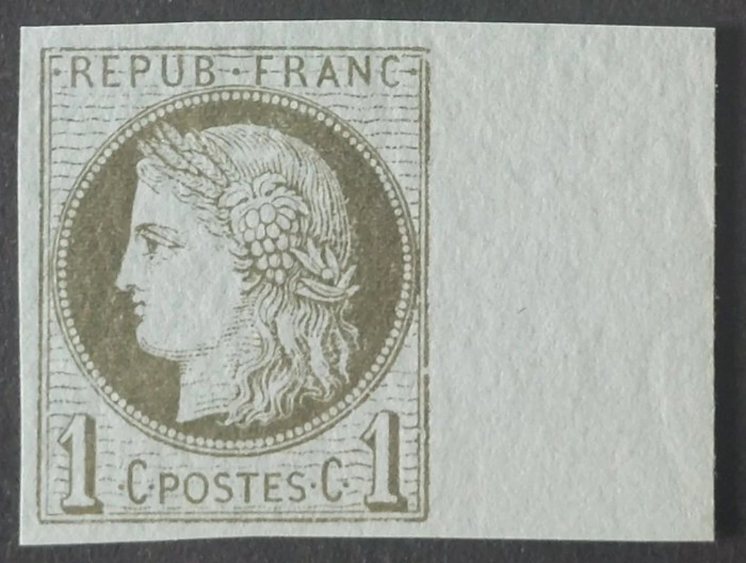 France 1872 - Ceres imperforate