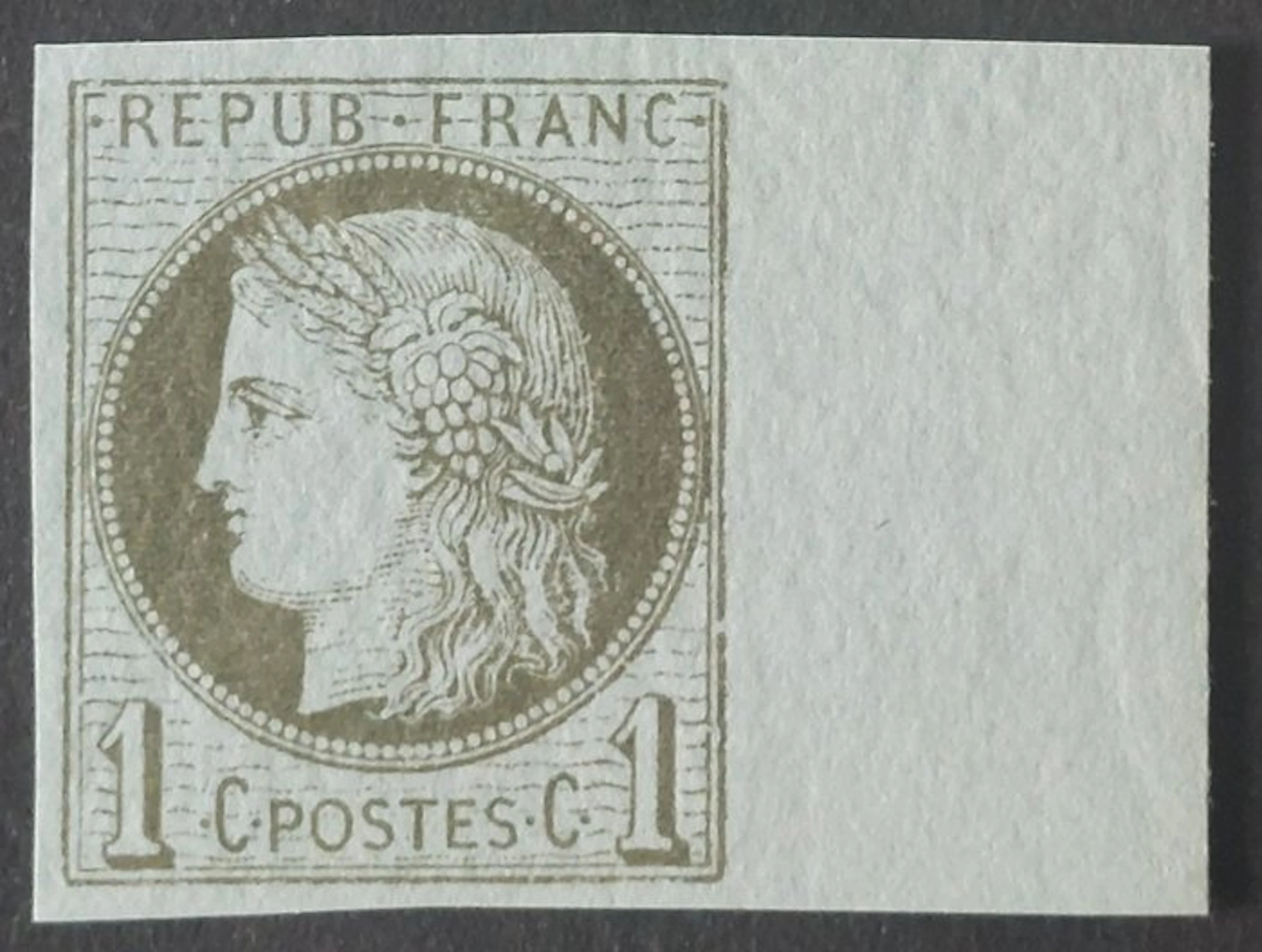 France 1872 - Ceres imperforate