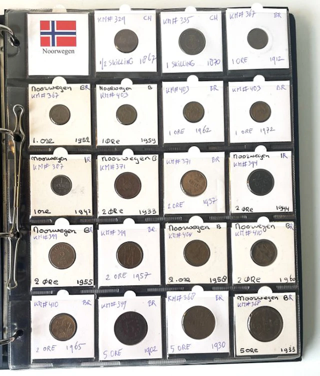Norway. Collection of 185+ coins