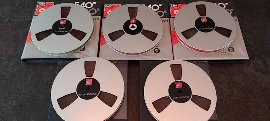 BASF - LPR 35 / 7" Aluminum Metal Reels Reel to reel audio