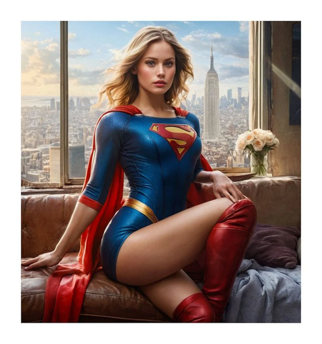 Alberto Ricardo (XXI) - Super chica. Giclée 65 x 70 cm