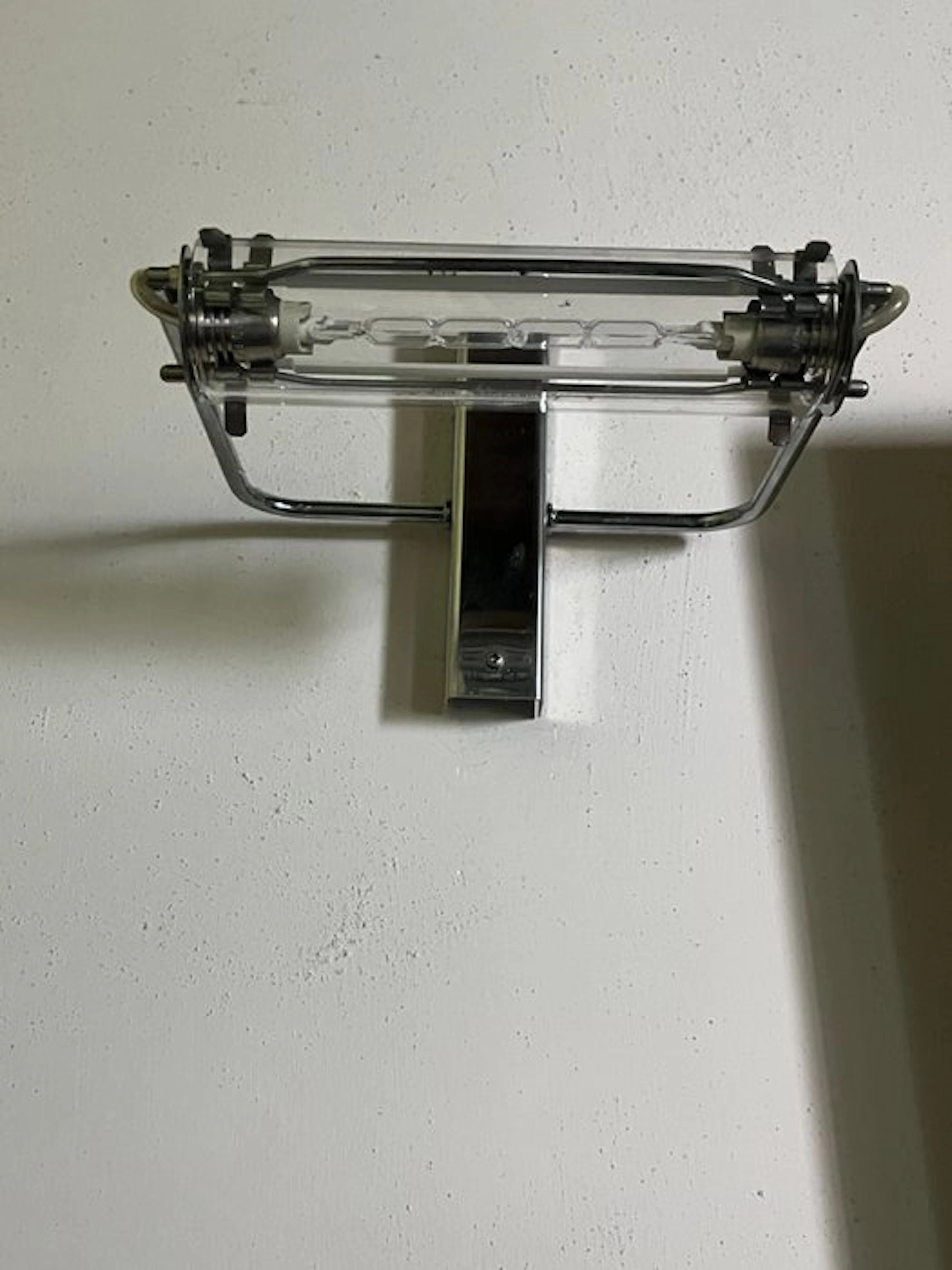 Fontana Arte - Livio Castiglioni - Lamp - Chrome, Glass - Big wall spark