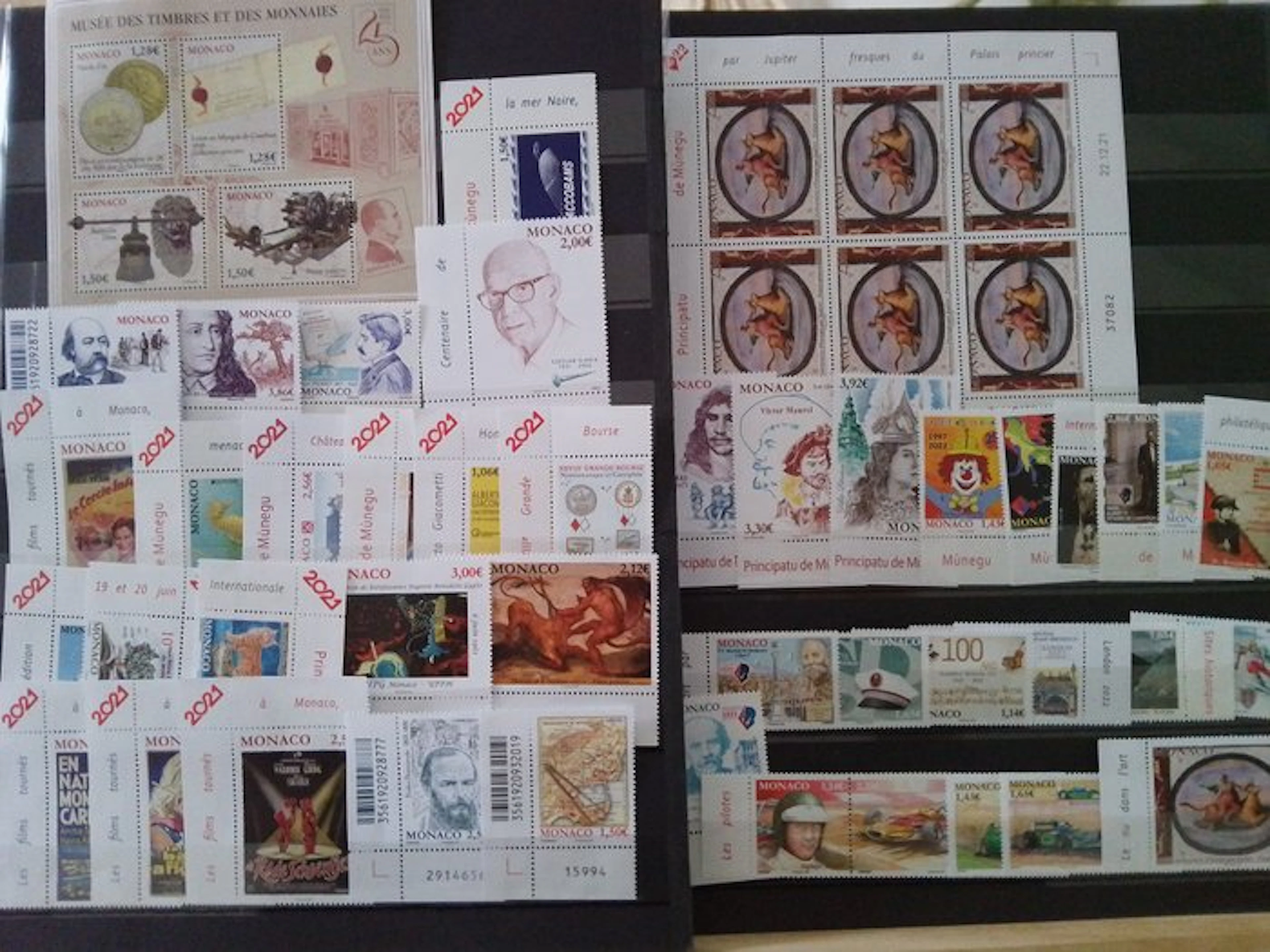 Monaco 2021/2022 - Monaco stamp collection MNH years...