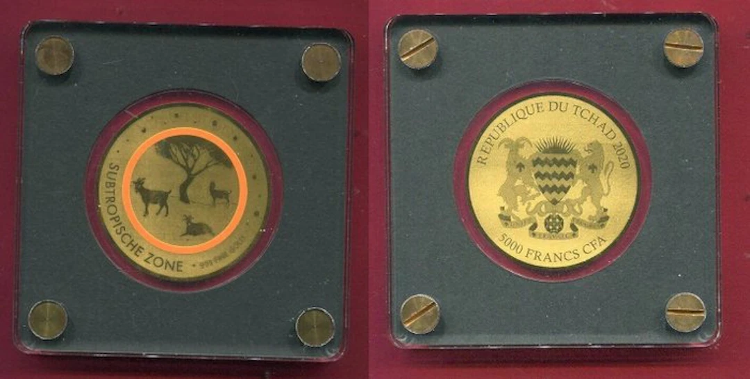 Chad. 5000 Francs 2020 - Subtropical Zone (No reserve price)