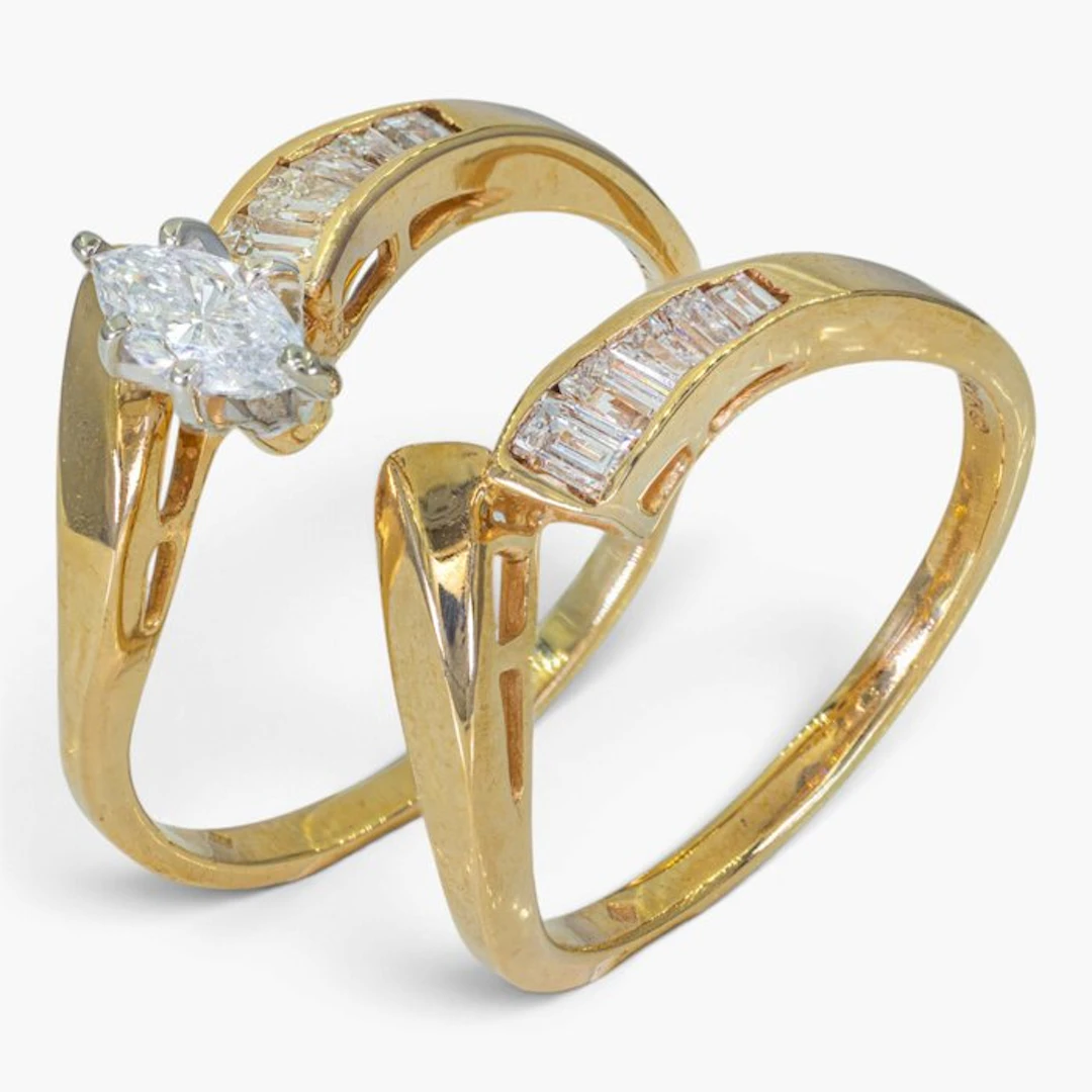 No reserve price - Ring - 14 kt