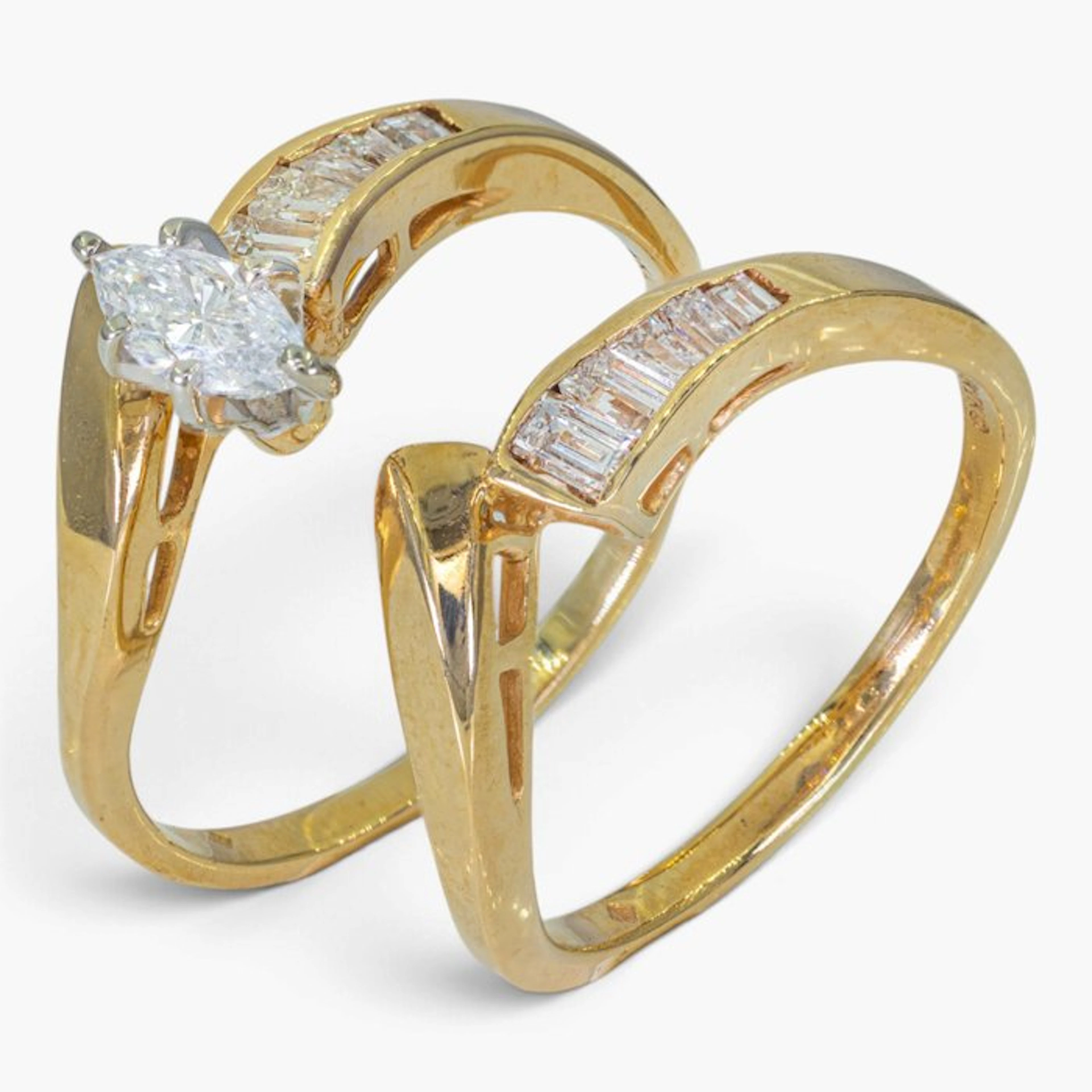 No reserve price - Ring - 14 kt