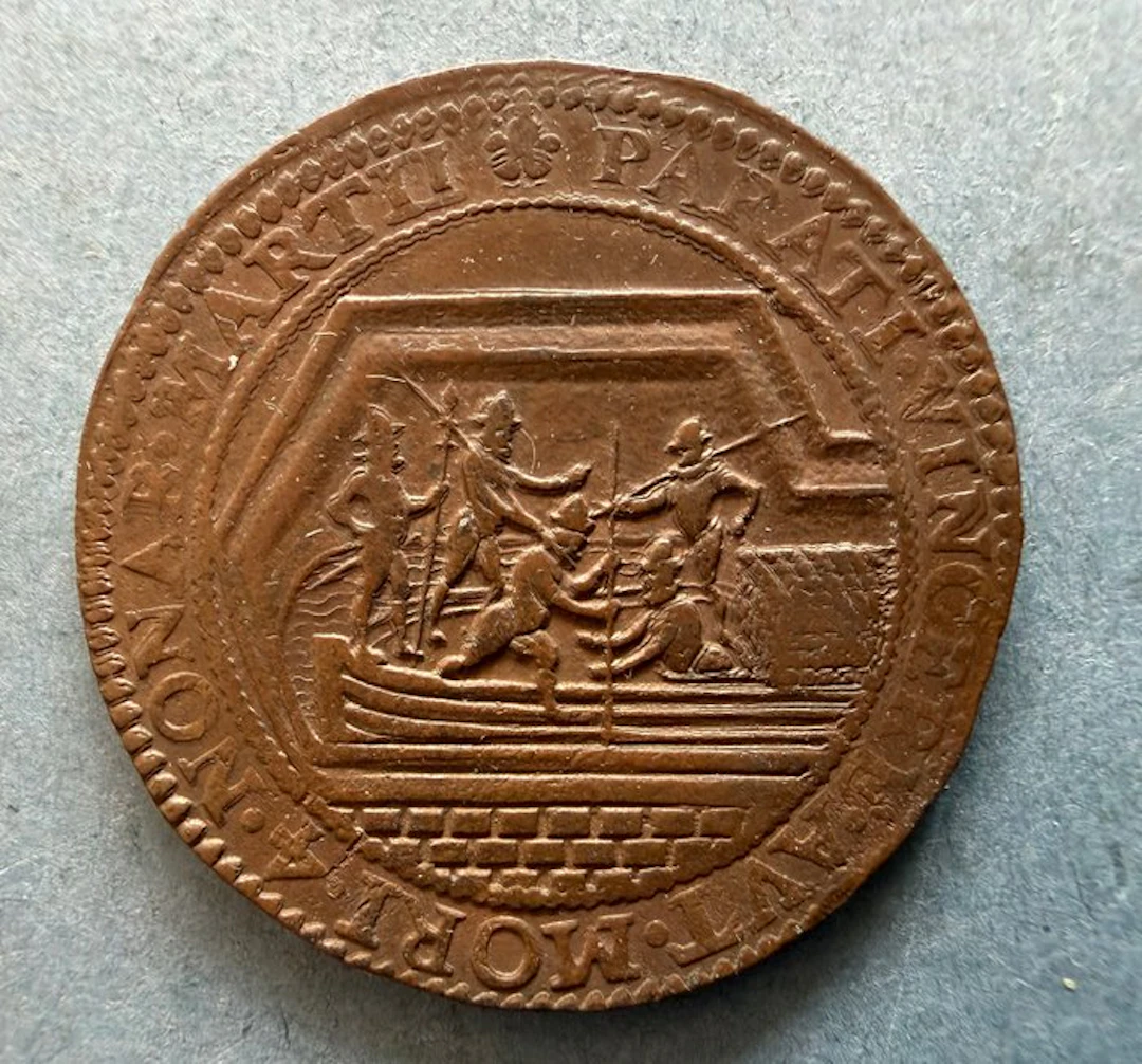 Spanish Netherlands. Jeton 1590 - 'Inname van Breda' (No reserve price)