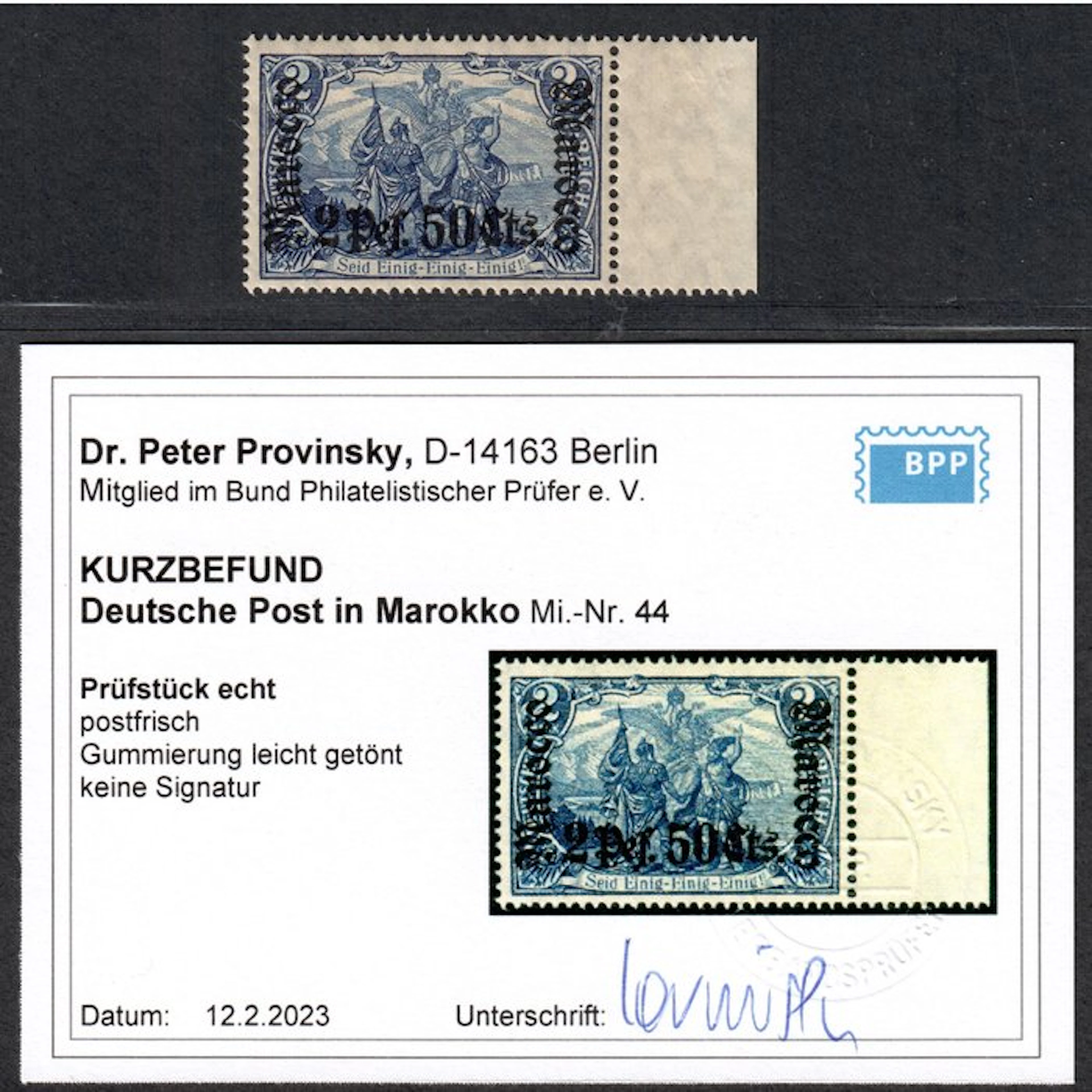 German office in Morocco 1906/1911 - DP Morocco Minor