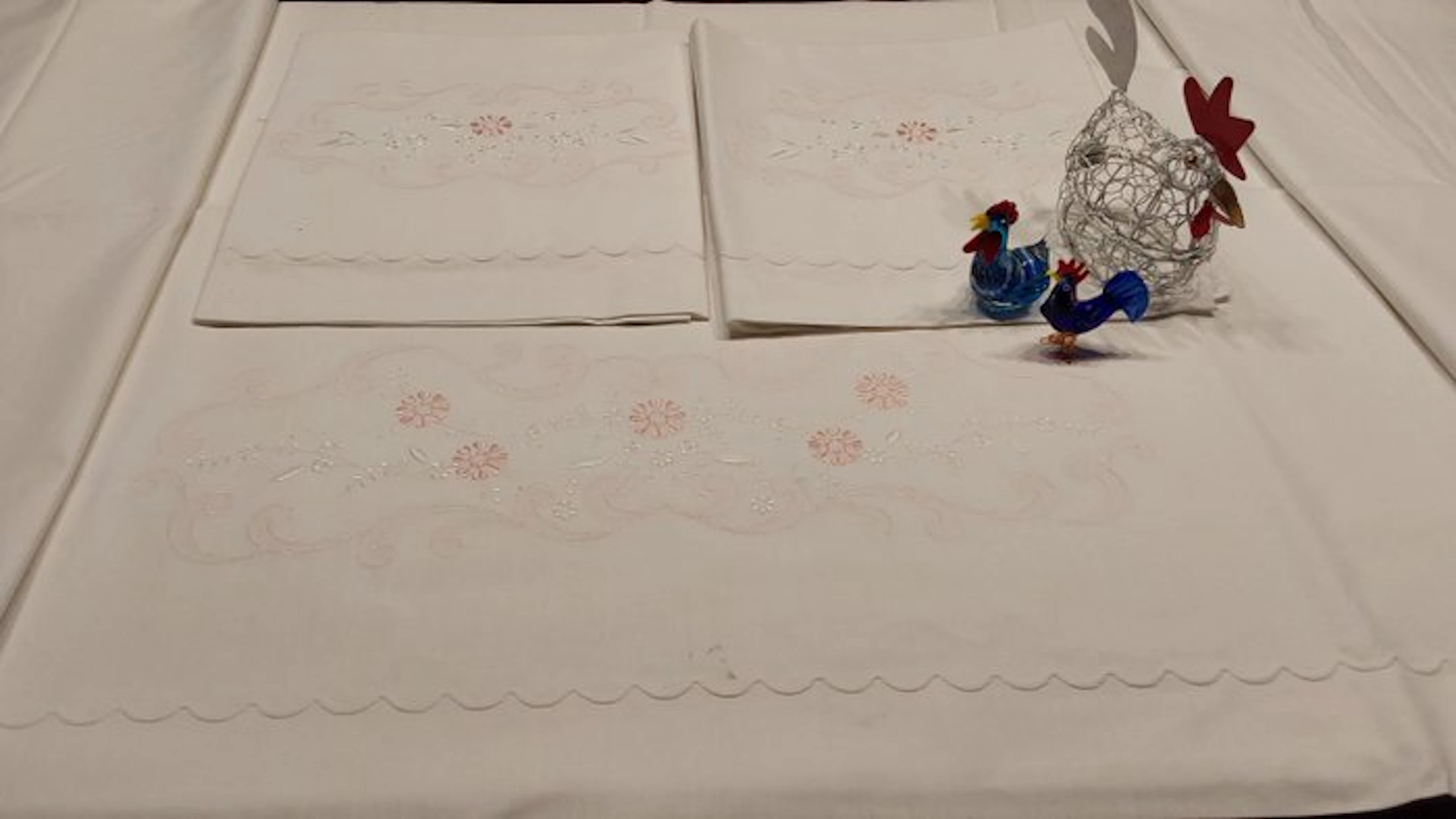 Bed sheet (3) - 270 cm - 230 cm - Ancient trousseaus
