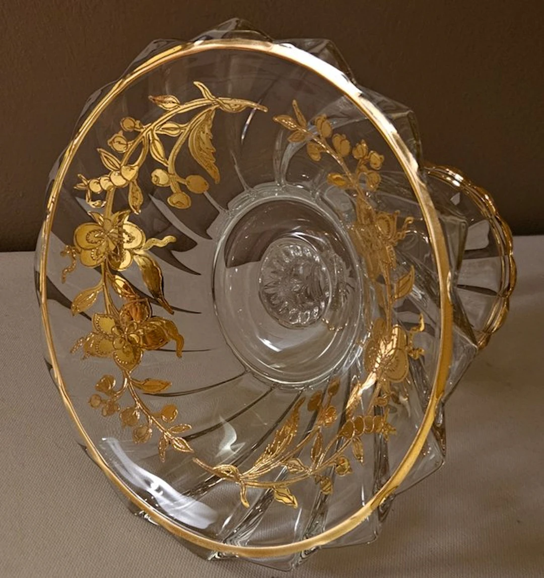ISMIE showroom - Centrepiece - Gold, Crystal