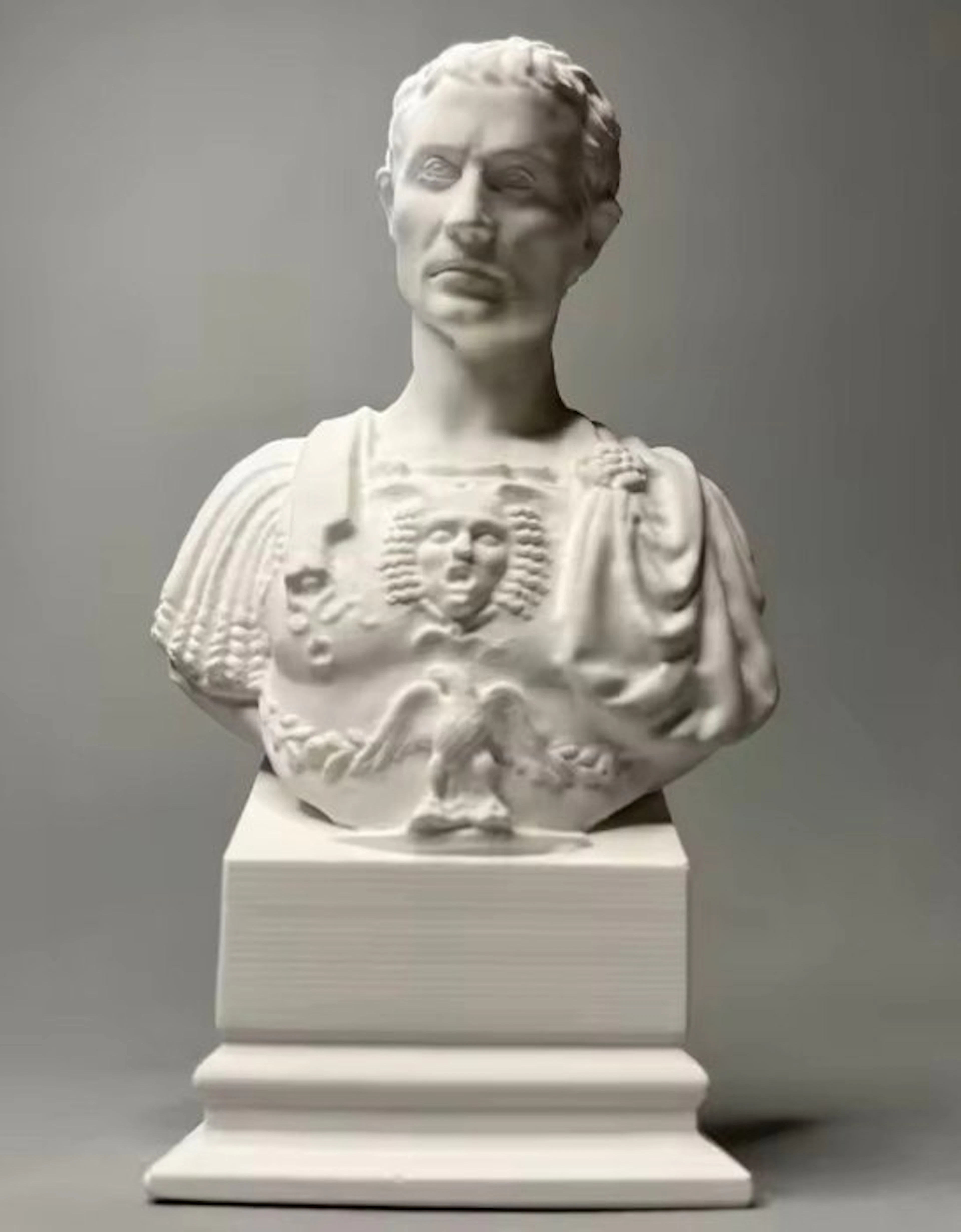 Sculpture, Giulio Cesare - 14 cm - Plaster