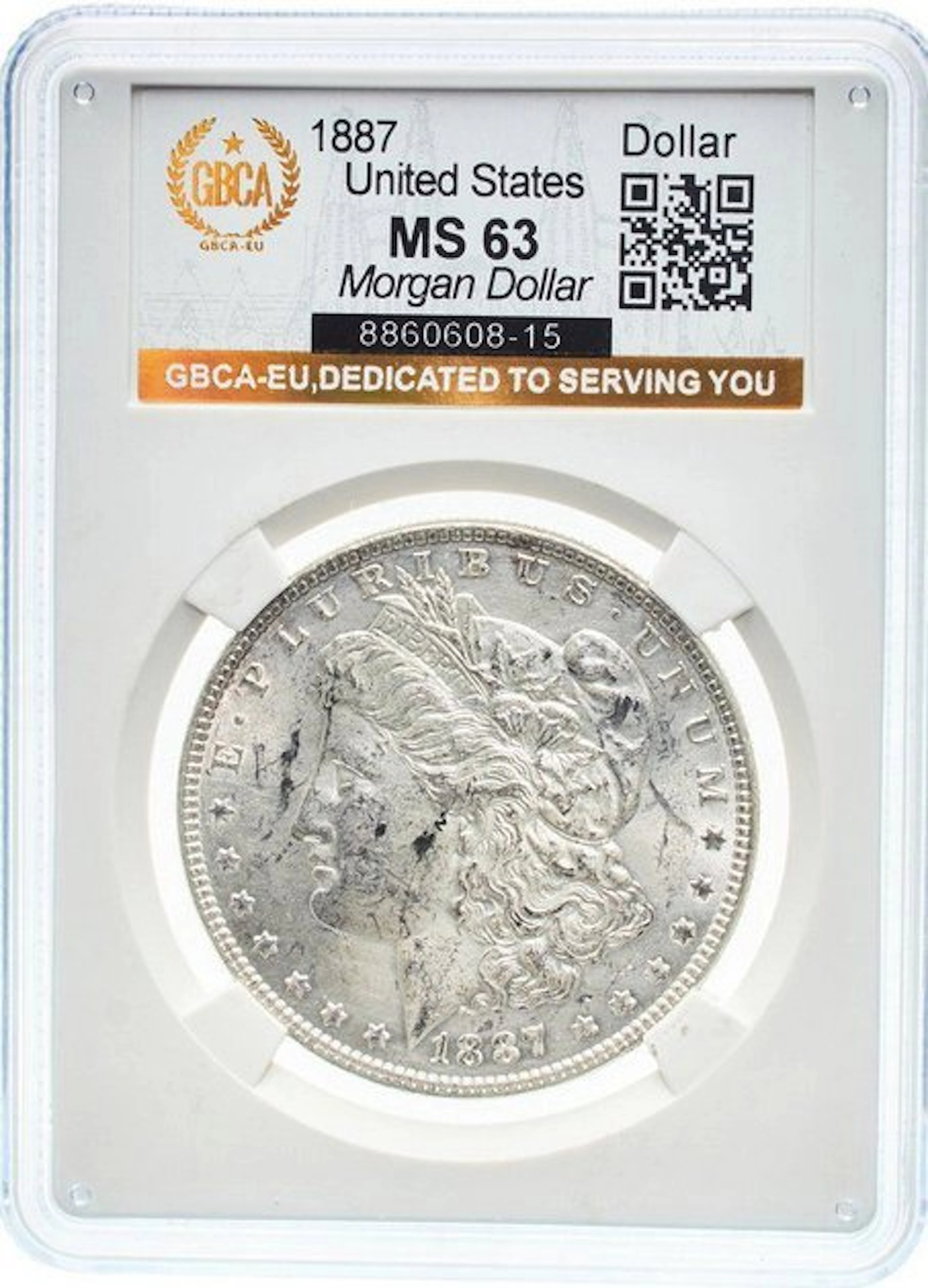 United States. Morgan Dollar 1887 - MS63 (Philadelphia)