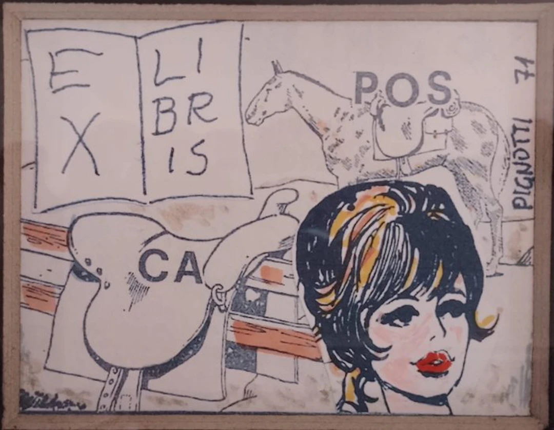 Lamberto Pignotti (1926) - Ex libris