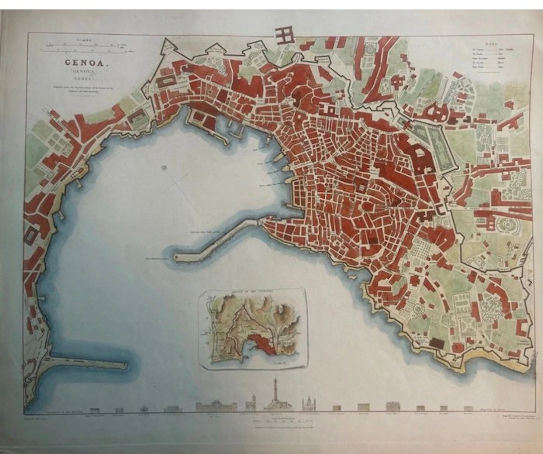Italy - Liguria / Genoa; W.B. Clarke - GENOA. (Genova / Gênes) - 1821-1850