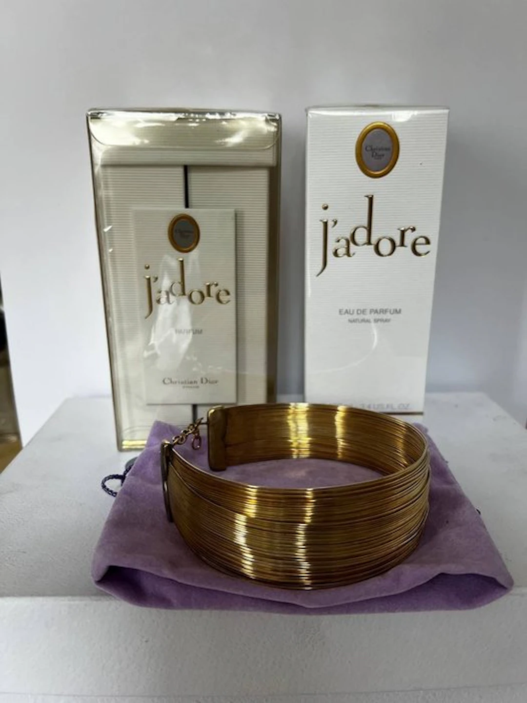 Dior - Perfume bottle (3) - Glass, Metal - Dior J’adore 1999