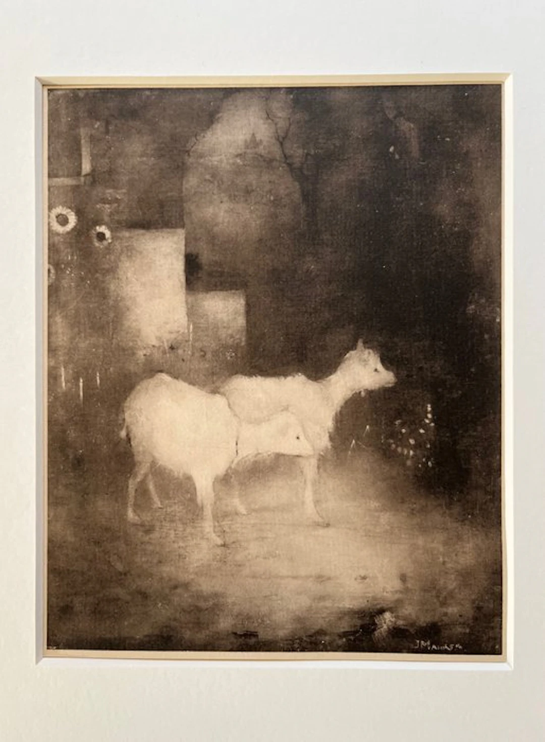 Jan Mankes (1889-1920) - Geitjes in Bosch 1927
