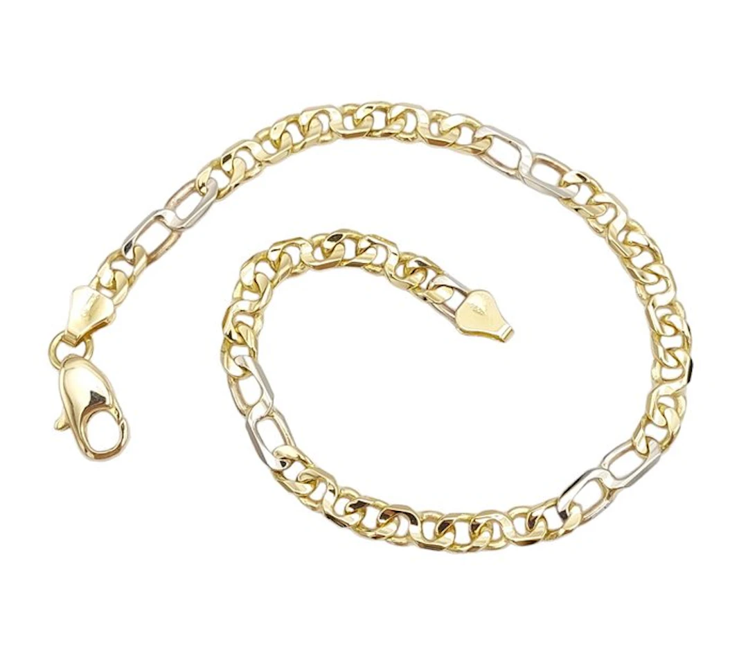 Bracelet - 18 kt. Yellow gold, White gold