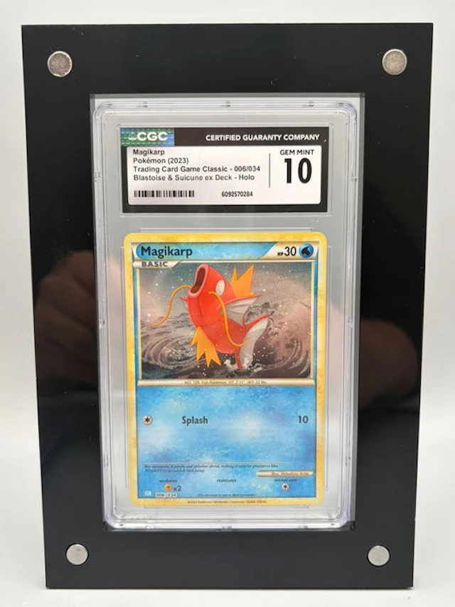 Pokémon Graded card - Blastoise & Suicune ex Deck, Magikarp - CGC 10
