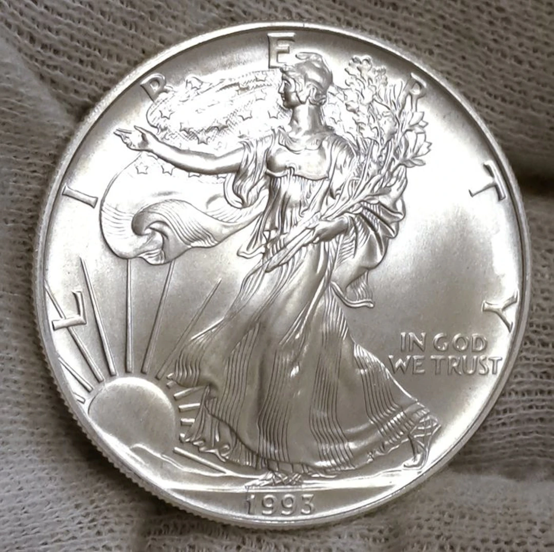United States. 1 Dollar 1993 American Silver Eagle (No reserve price)