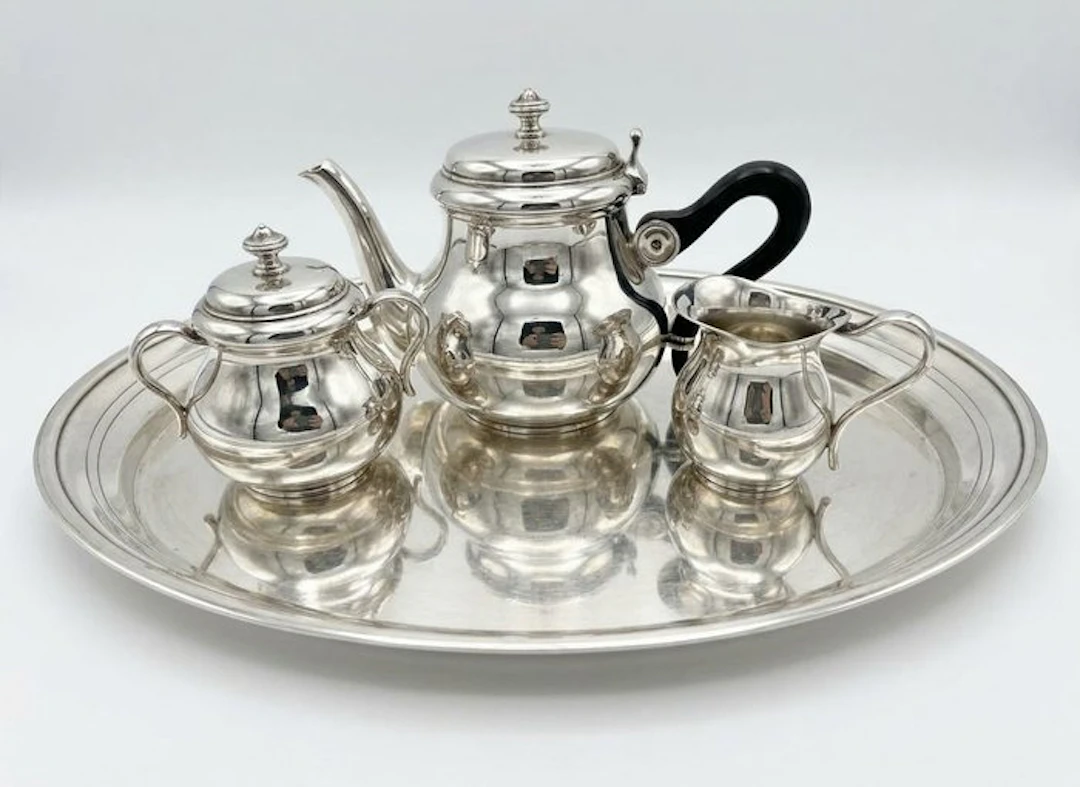 Christofle - Gallia - Coffee and tea service (4) - Bagatelle - Silverplated