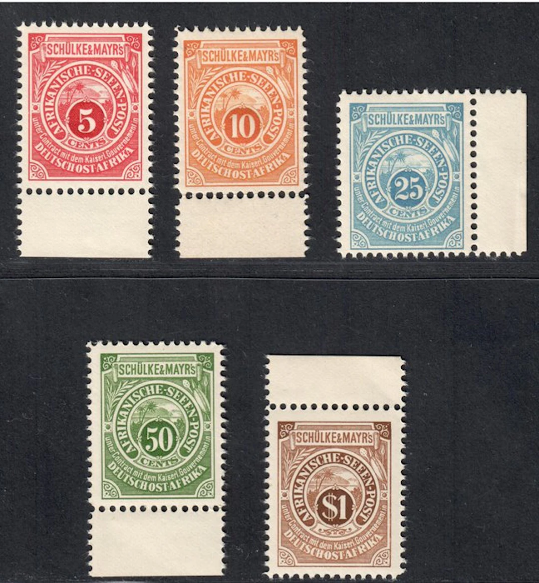 German Colonies - East Africa 1892 - DOA Schülke & Mayr’s...