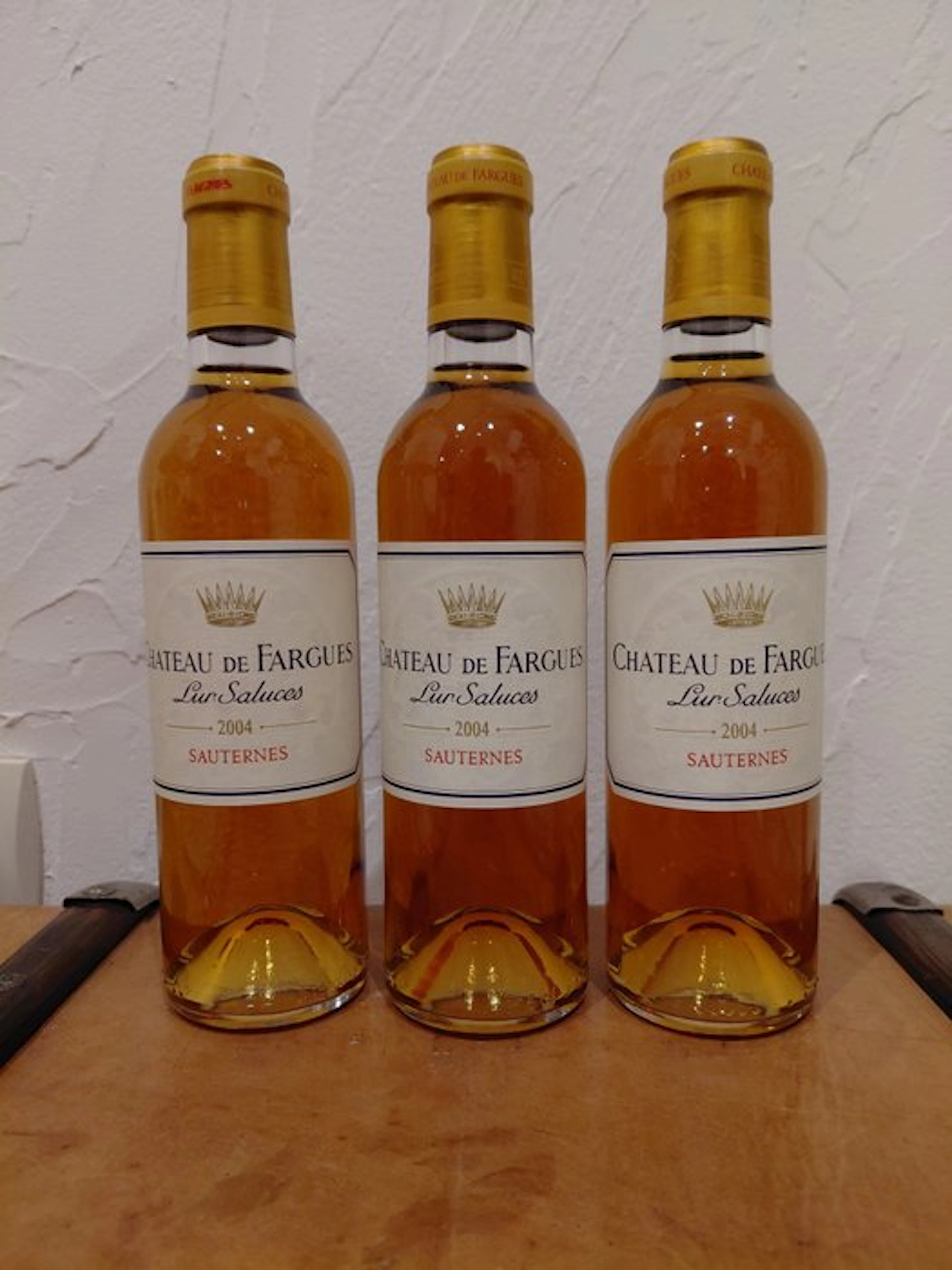 2004 Château de Fargues - Sauternes - 3 Half Bottles (0.375L)