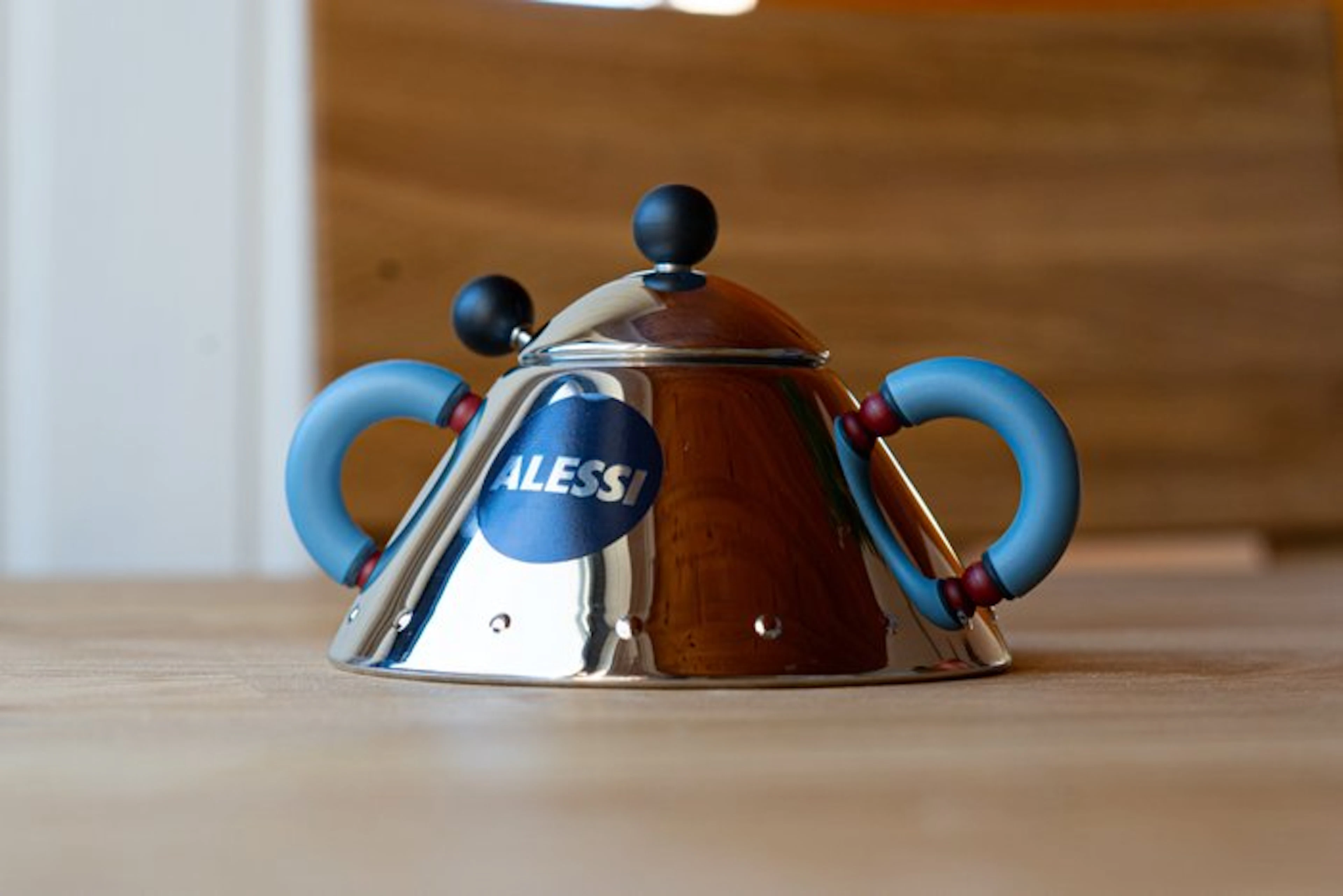 Alessi - Michael Graves - Sugar pot - 9097 - Stainless steel 18/10