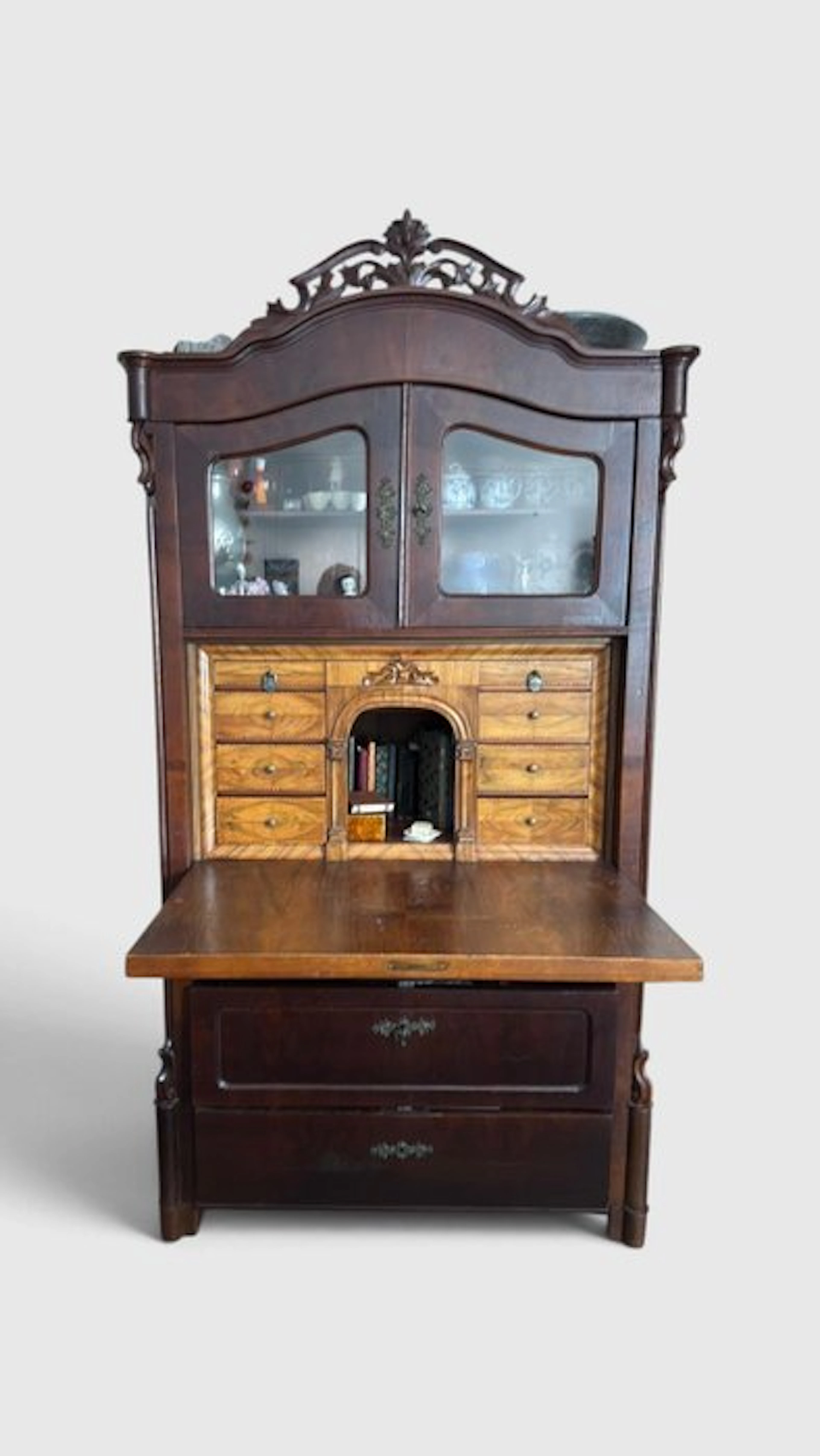 Secrétaire - Mahogany - Klep Secretaire, mahogany