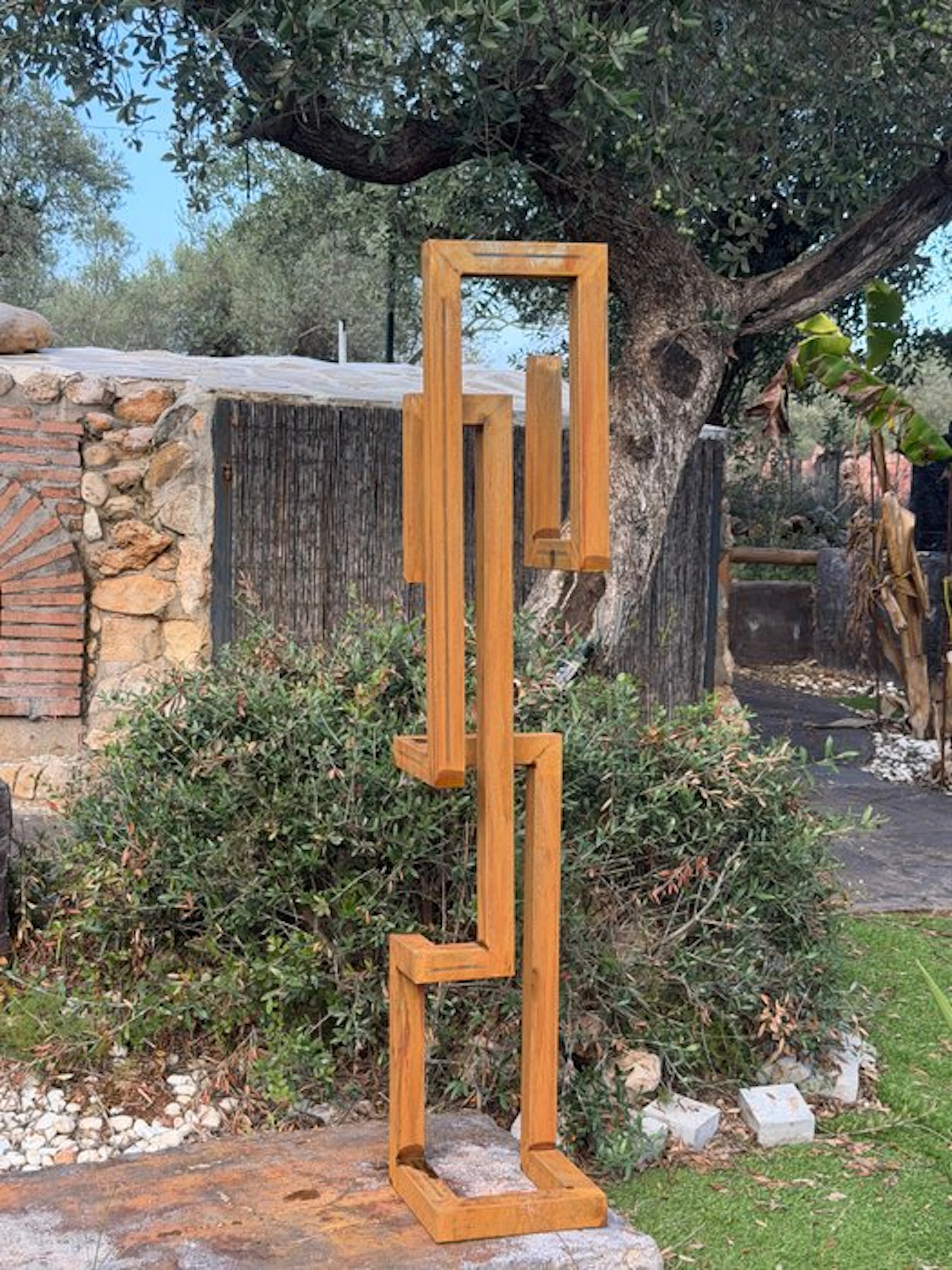 Ana Lucia B.M - Sculpture Corten - XXL - NO Reserve