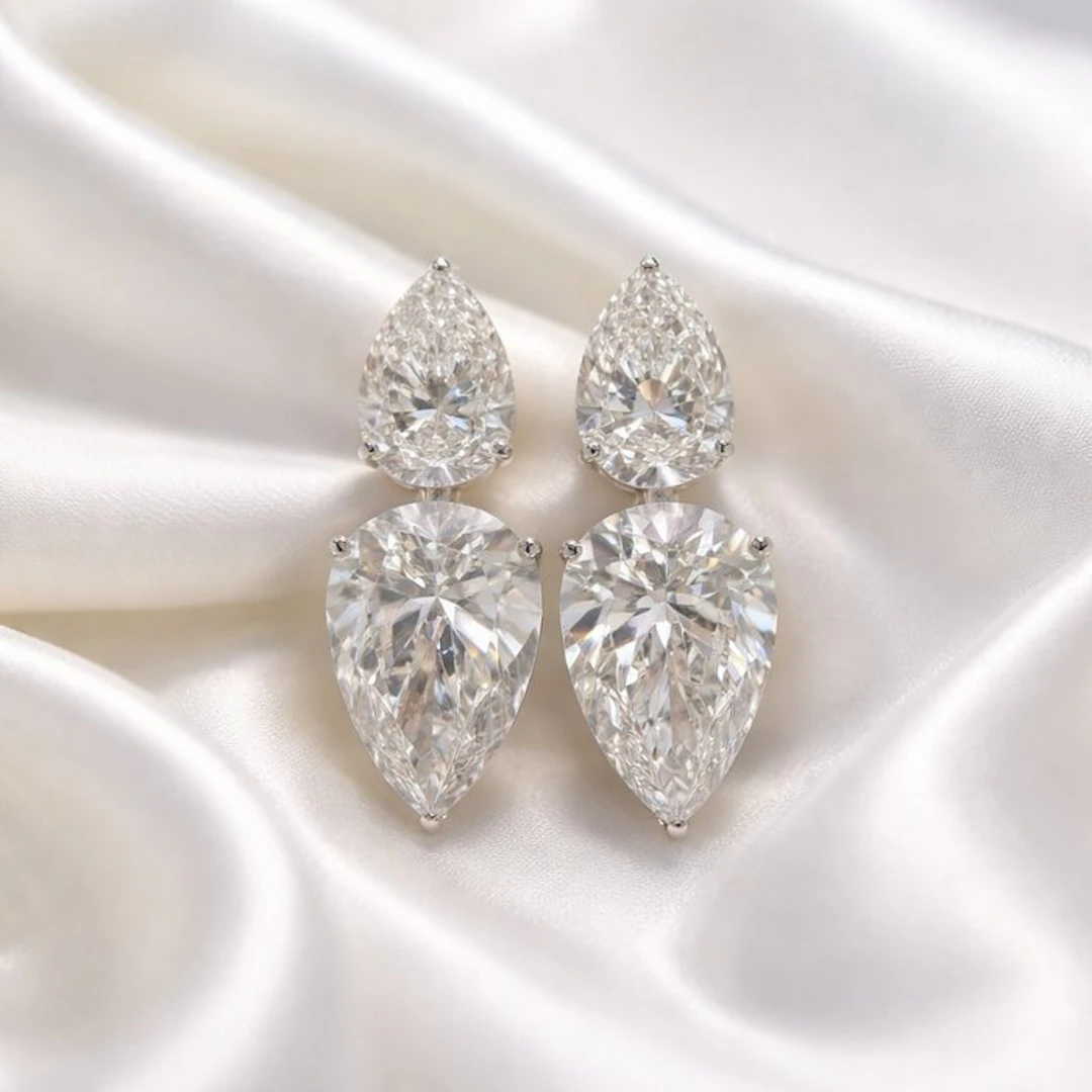 No reserve price - Earrings - 14 kt