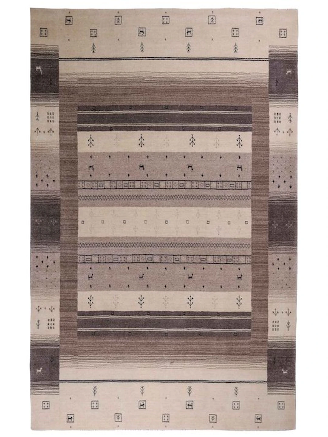 Gabbeh - Rug - 244 cm - 170 cm - handwoven wool rug