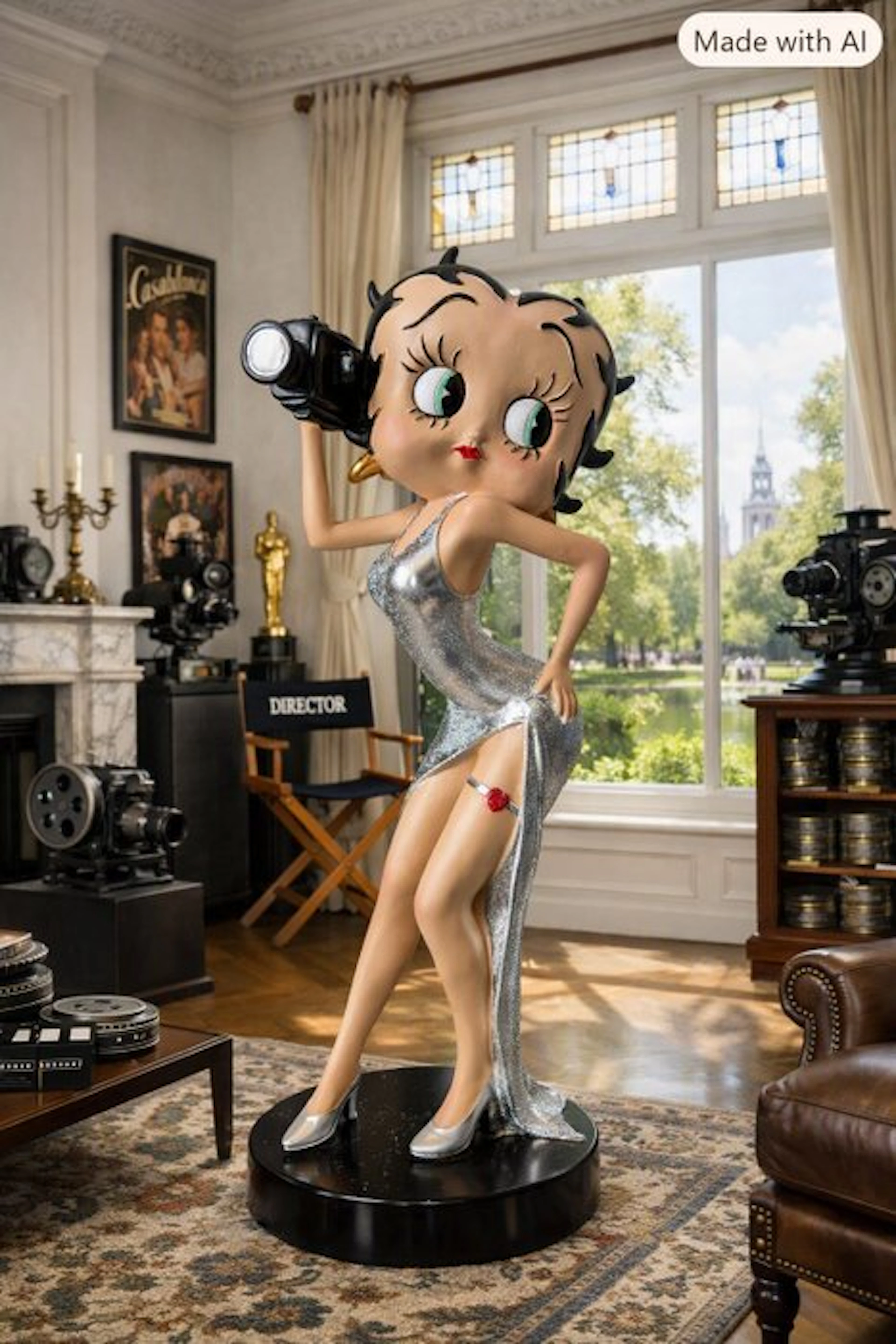 Statue, ***SEXY FILM DIRECTOR BETTY BOOP*** - 38.5 cm...