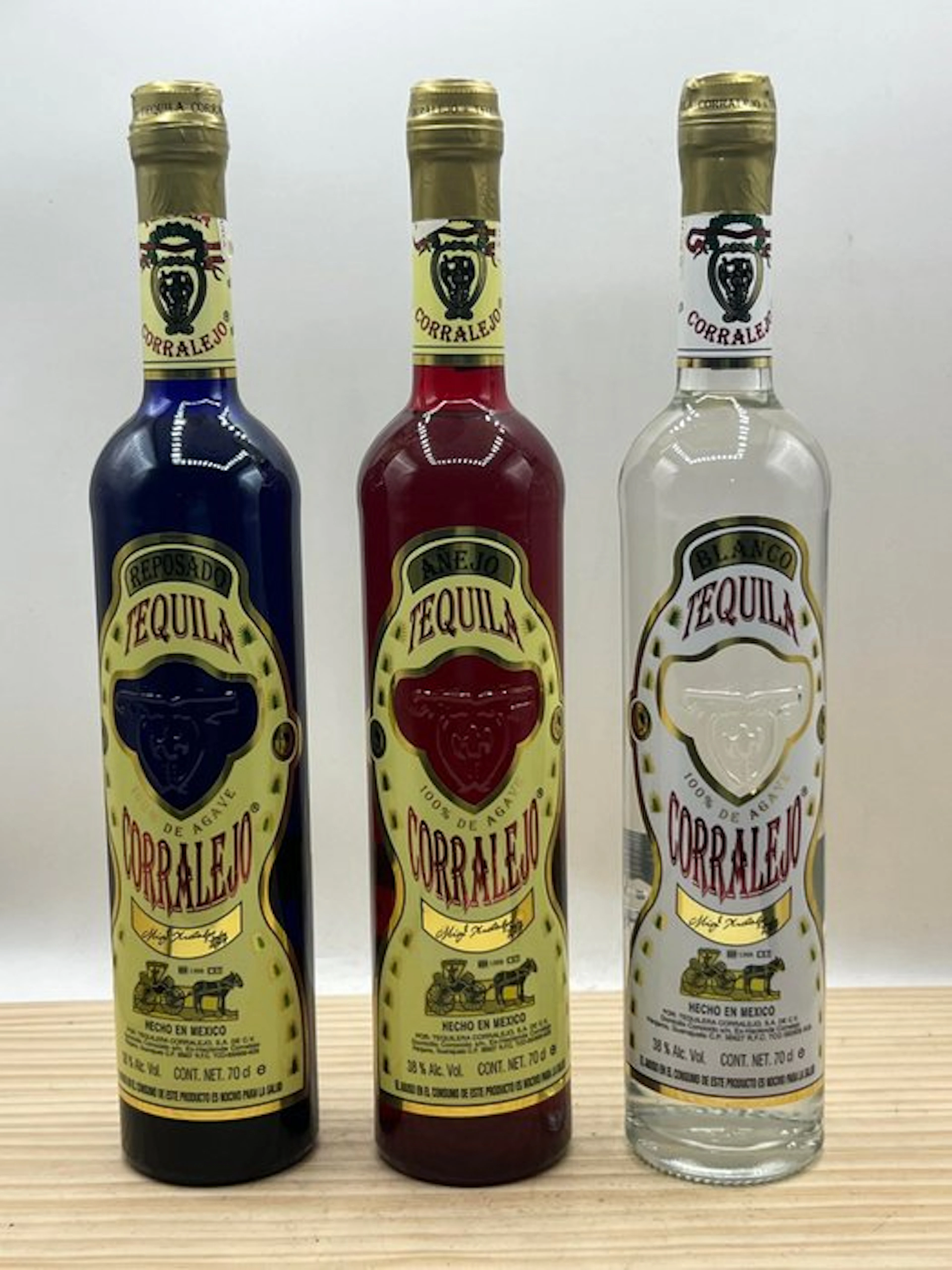 Corralejo - Añejo, Reposado + Blanco - 70cl - 3 bottles