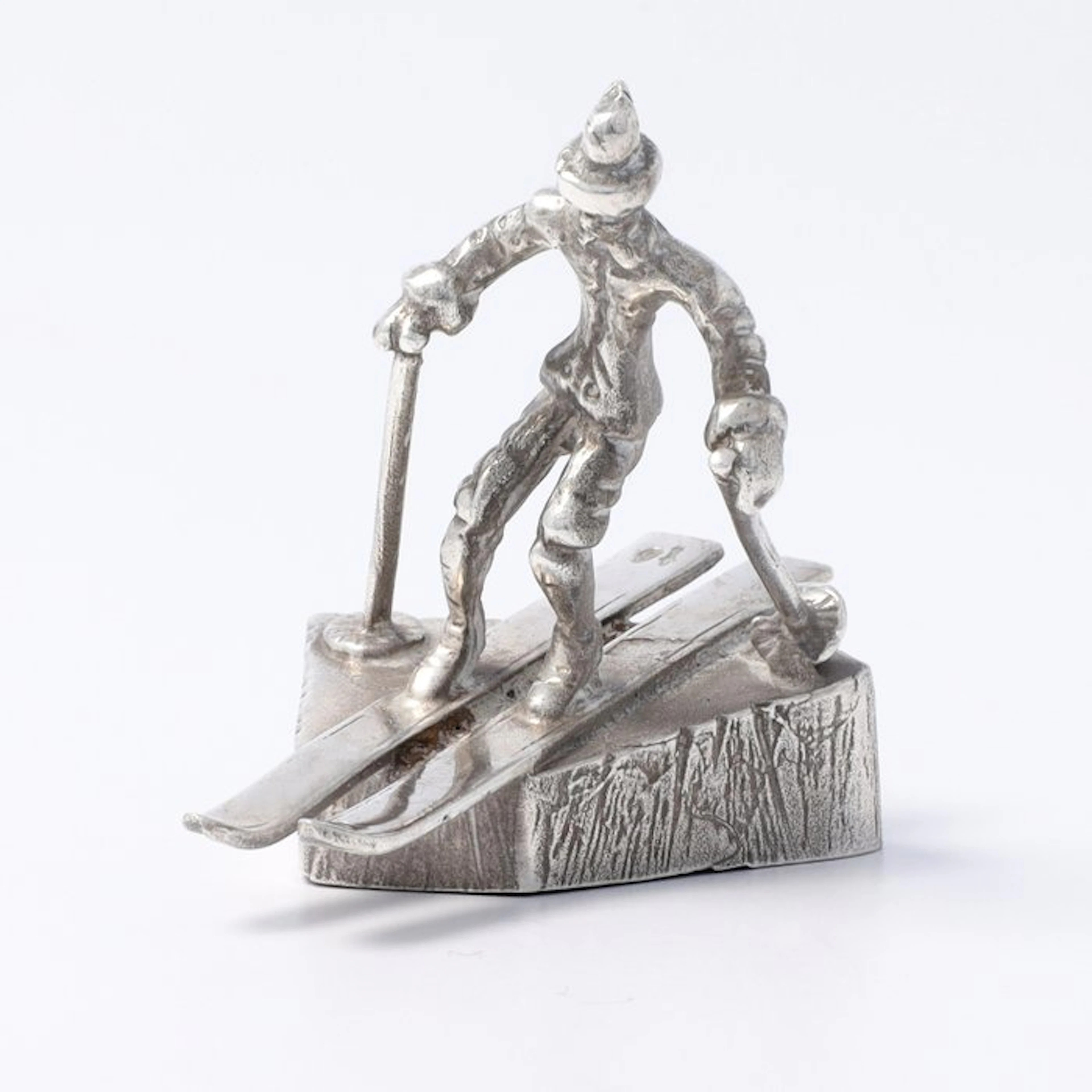 NO RESERVE. Koninklijke Begeer. Skiër. - Figurine - .835 silver
