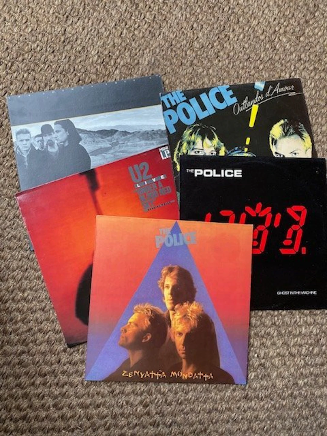 U2, Police - 5 x albums - Multiple titles - LP albums (multiple items) - 1978