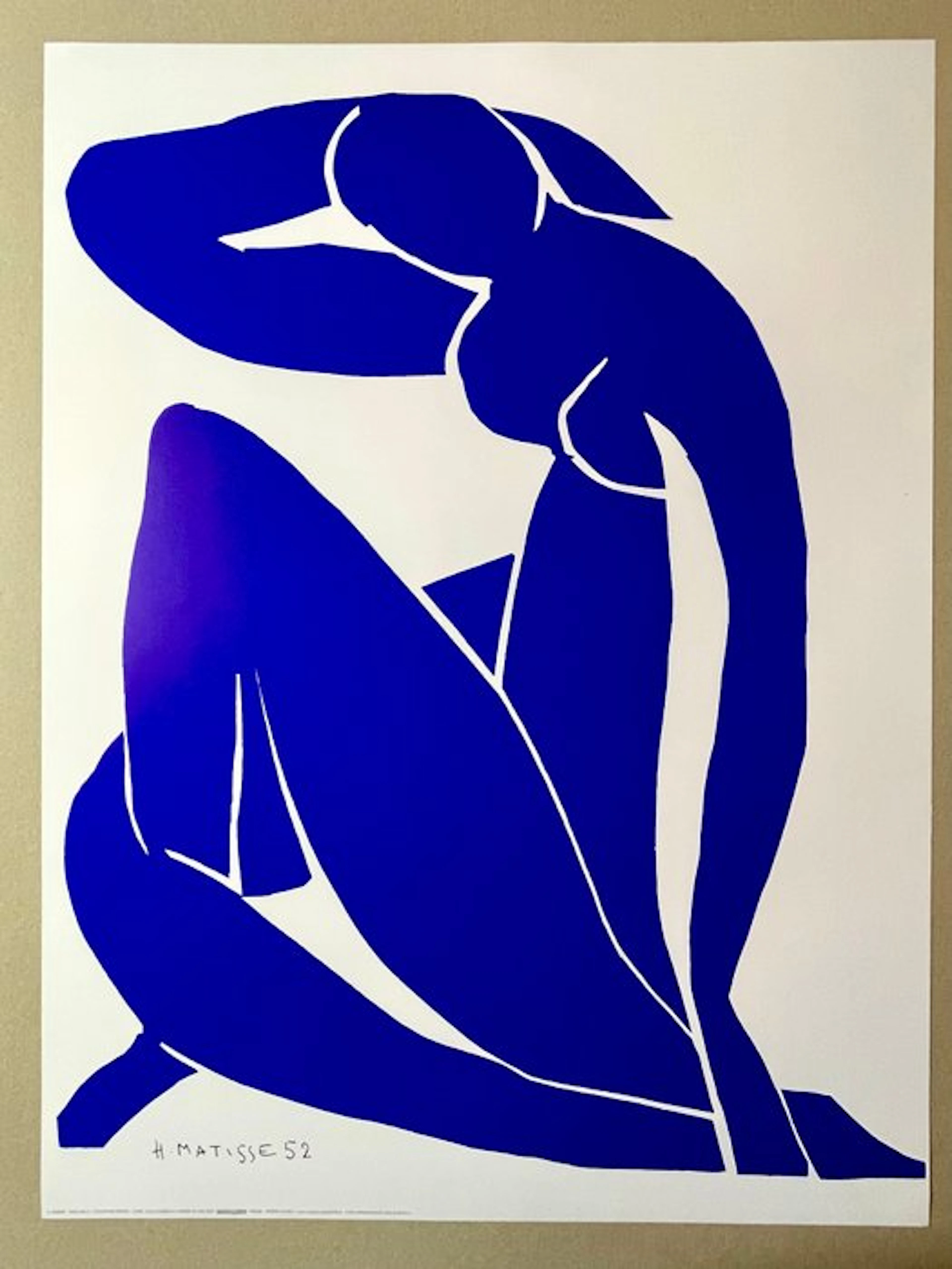 Henri Matisse (after) - "Nudo Blu II" (1952) - 2000s