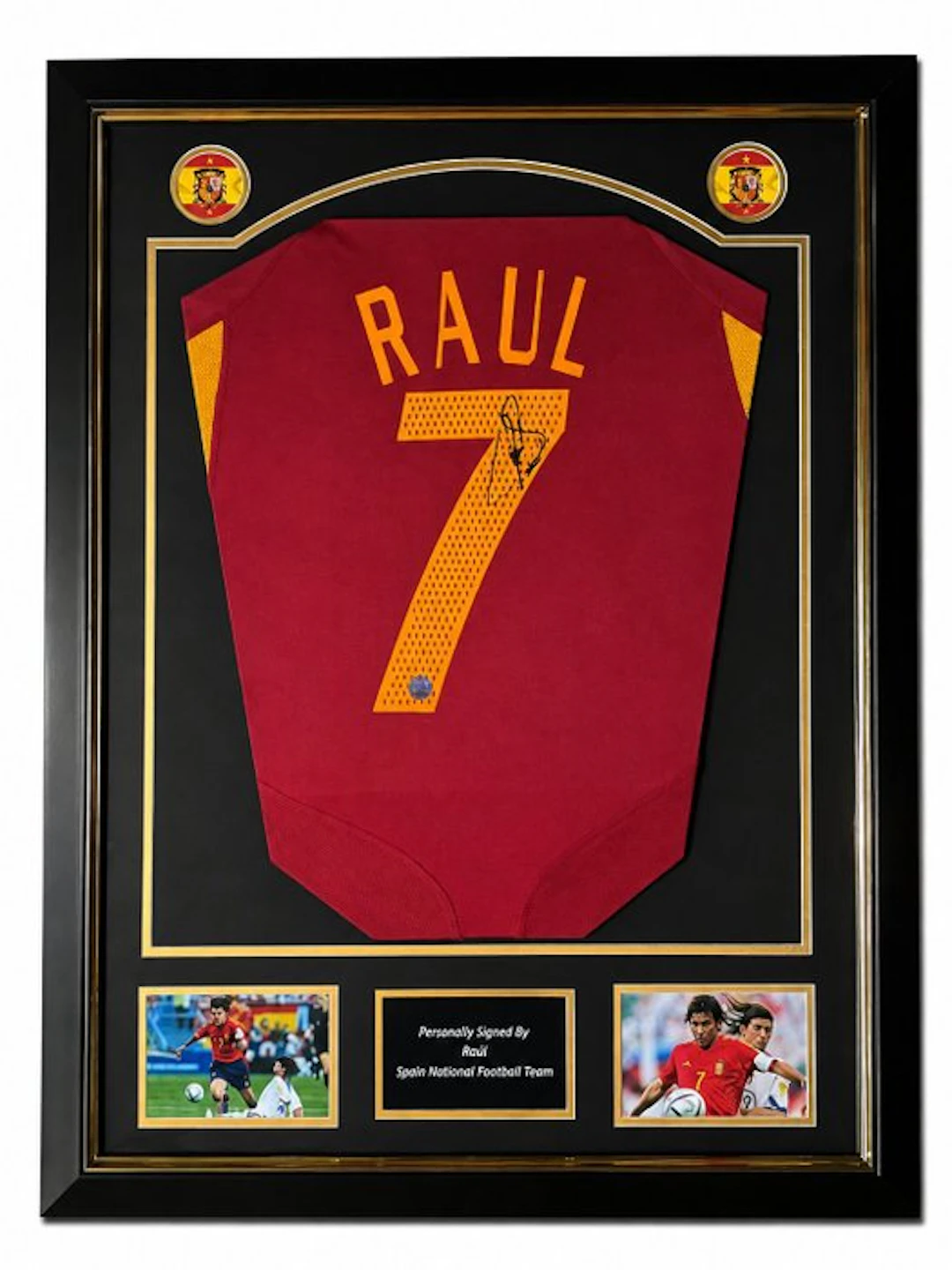 Spain - Football European Championships - Raul - Premium Frame - 2004 - Jersey