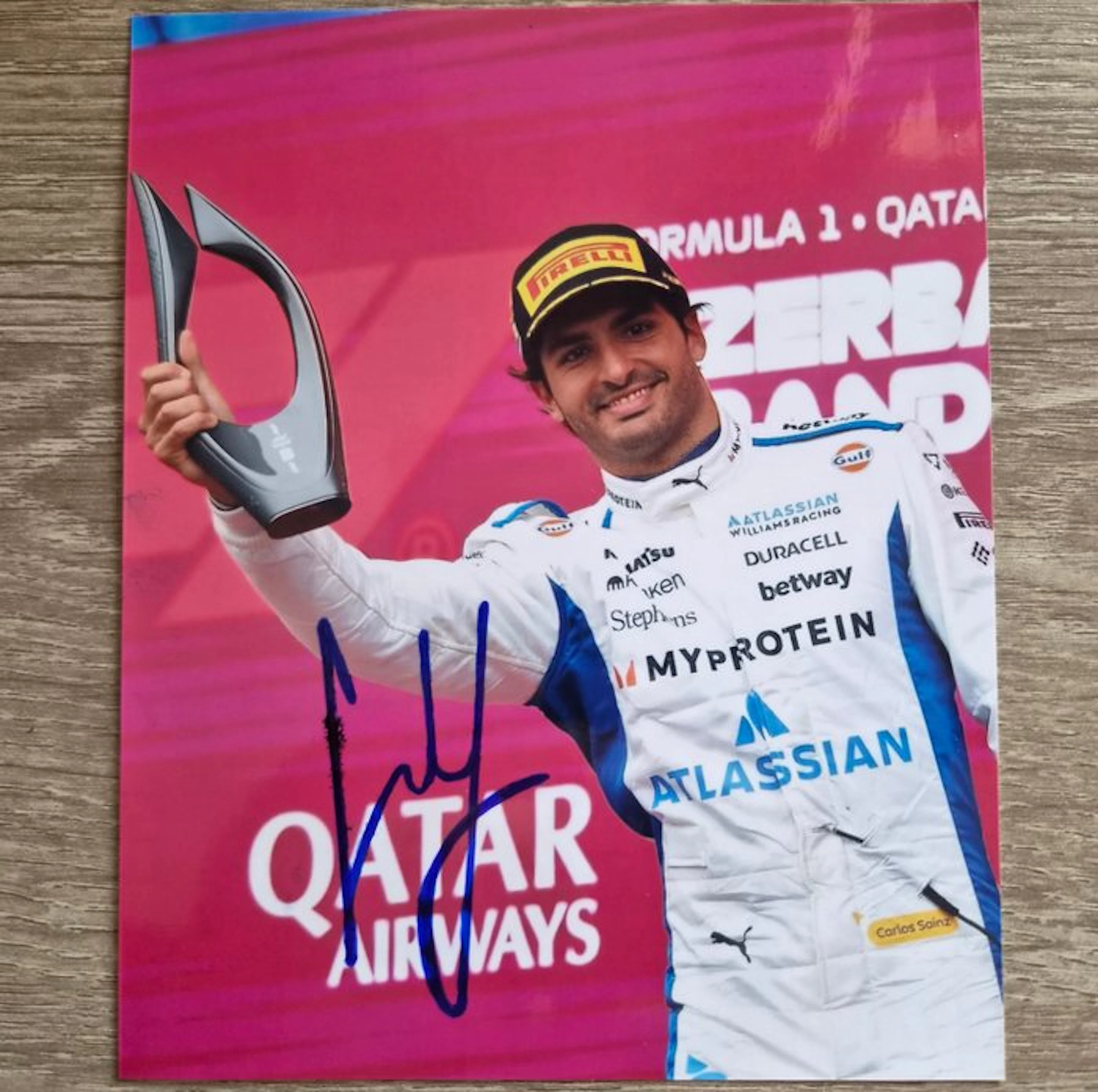 Carlos Sainz Jr. - Podio Baku con Williams - 2026 - Photograph