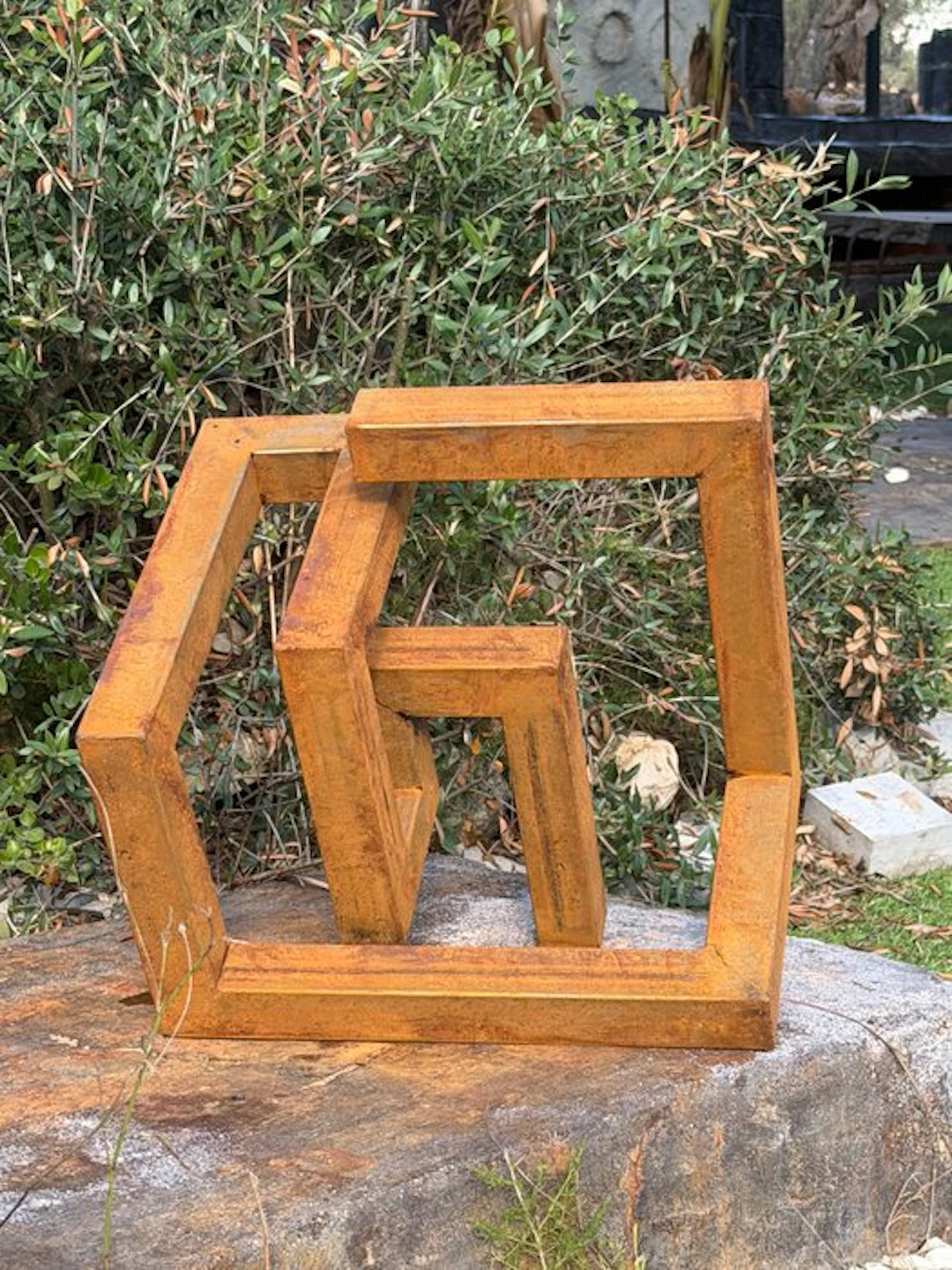 Ana Lucia B.M - Sculpture Corten - XL - No Reserve