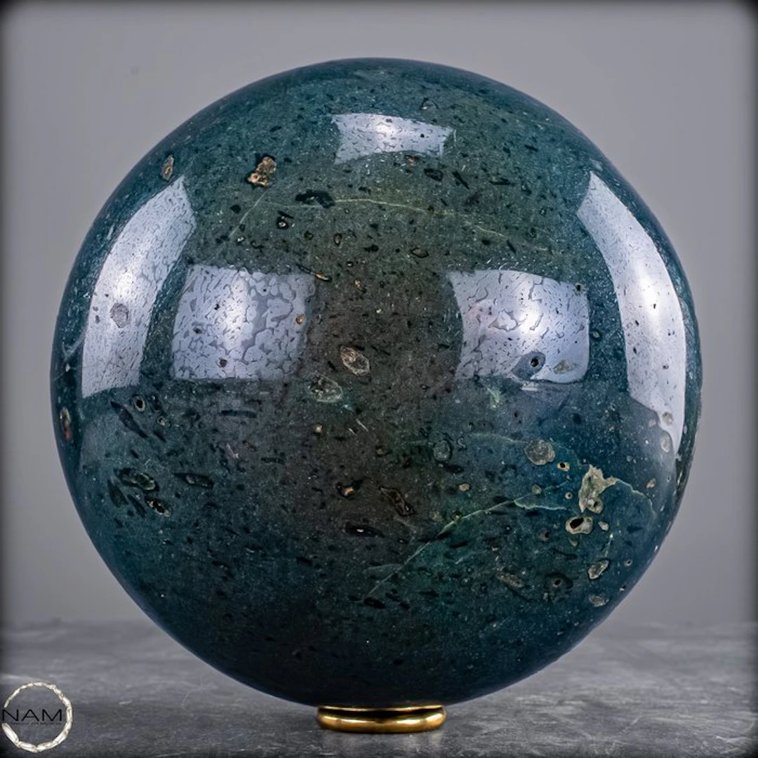 Natural Ocean Agate Sphere - Of the highest quality- 3130.49 g