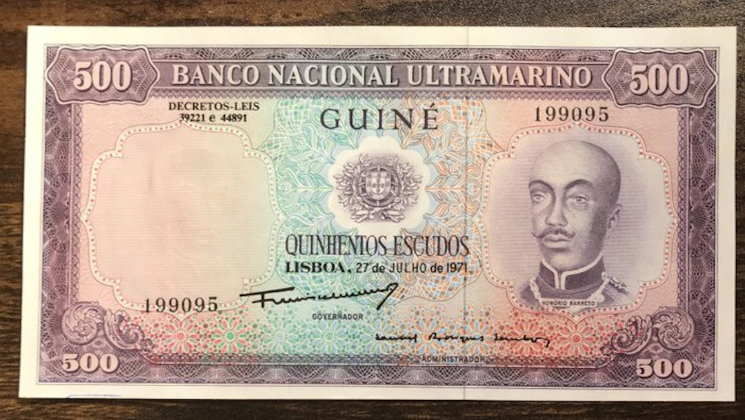 Portuguese Guinea. - 500 Escudos - 1971 - Pick 46a (No reserve price)