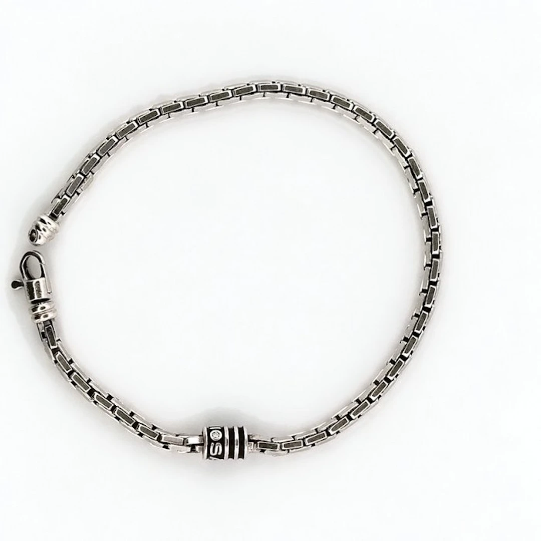 No reserve price - Salvini - Bracelet Silver Diamond (Natural)