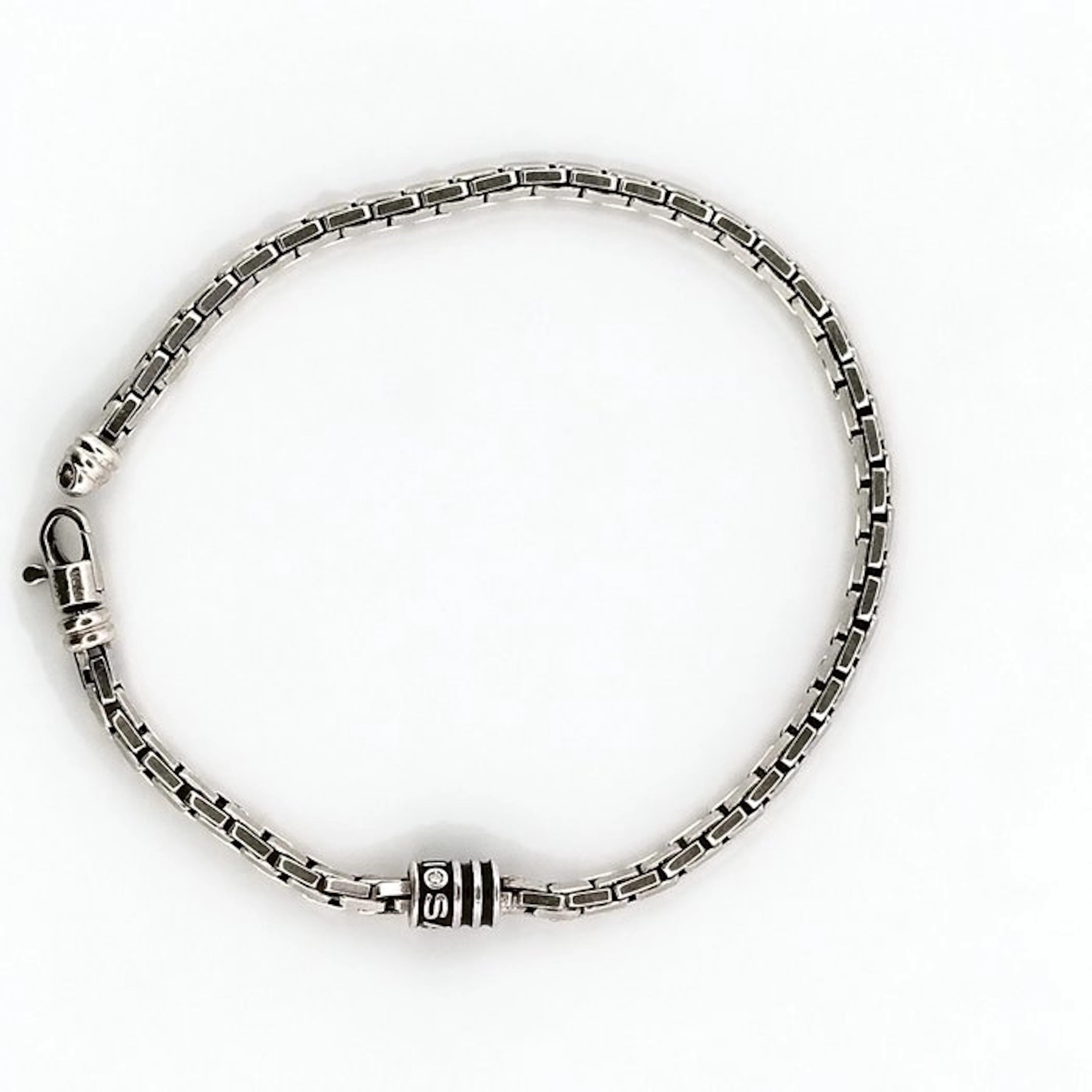 No reserve price - Salvini - Bracelet Silver Diamond (Natural)