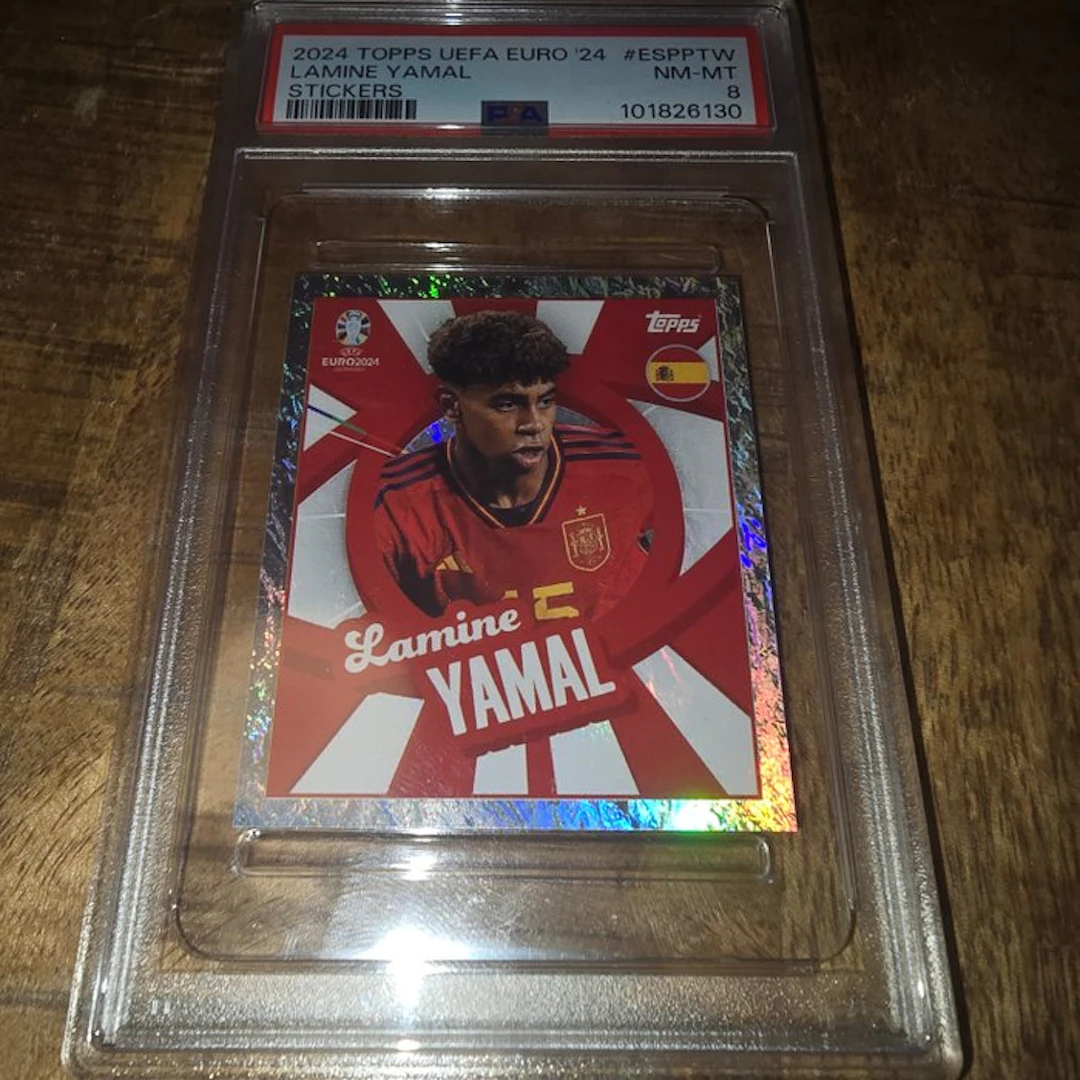 2024 Topps Topps UEFA Euro 2024 Lamine Yamal Rookie Graded card