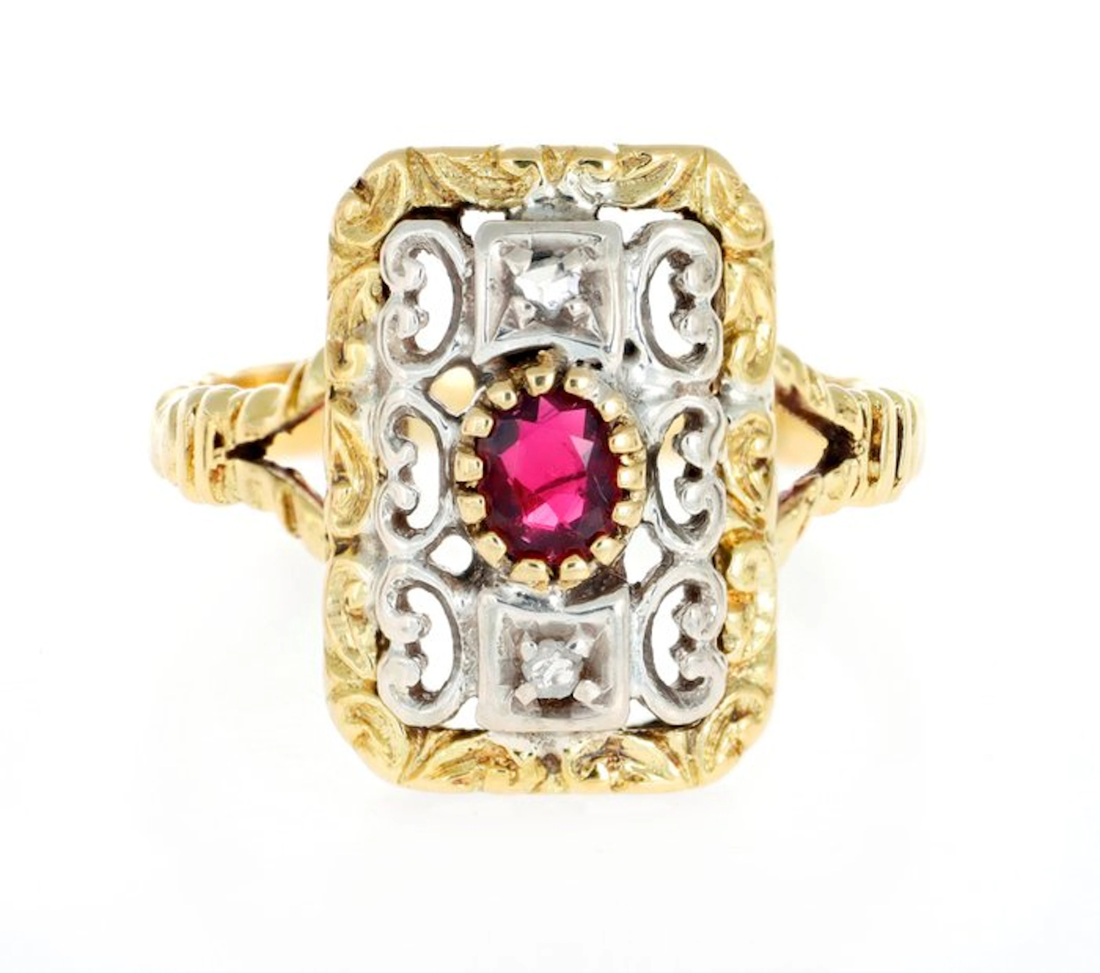 No reserve price - Ring - 18 kt
