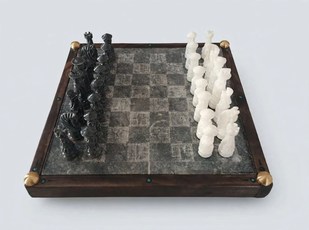 Chess set - Marble